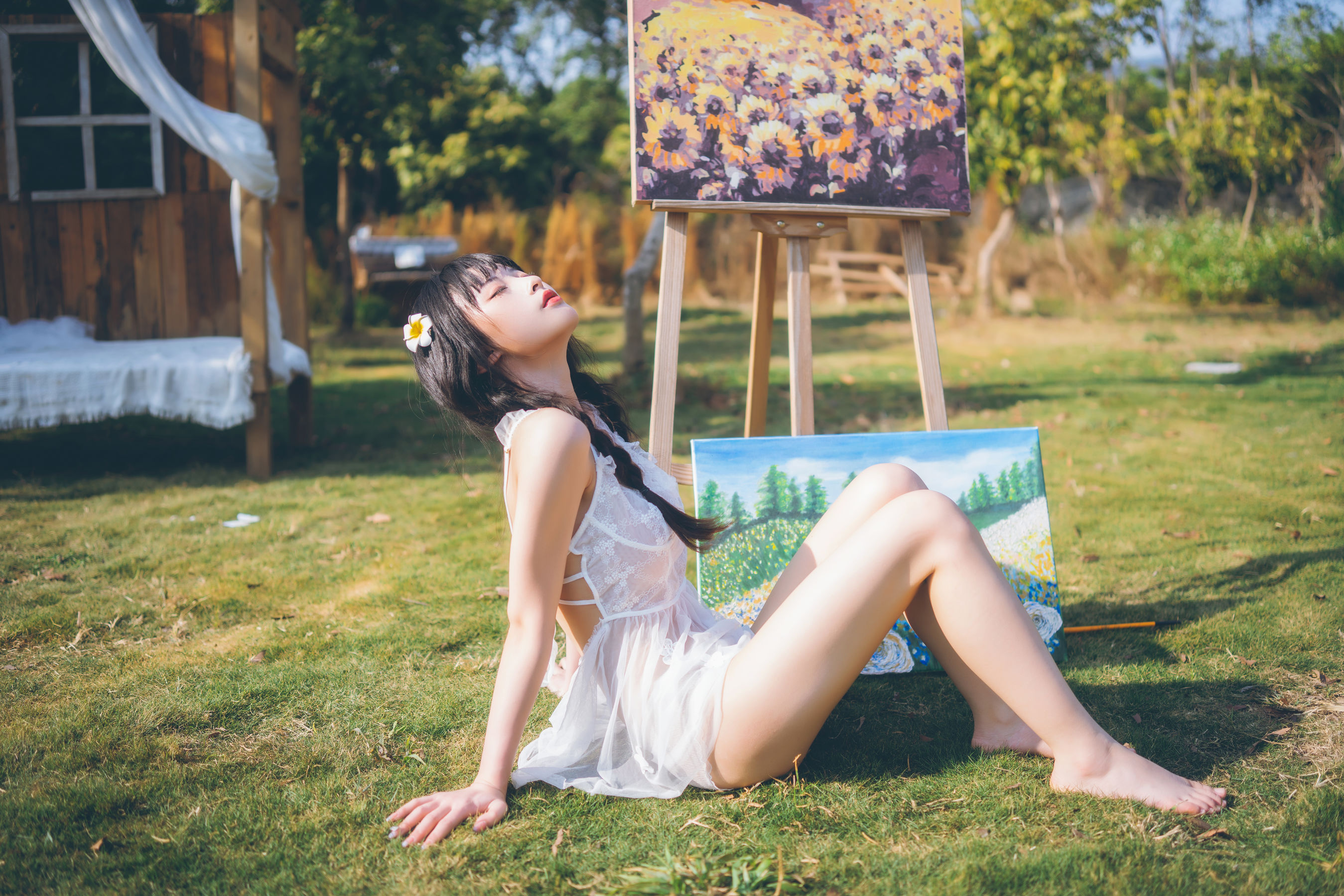 [网红COSER写真] 尤物清水由乃 - 田园小清新01第7张