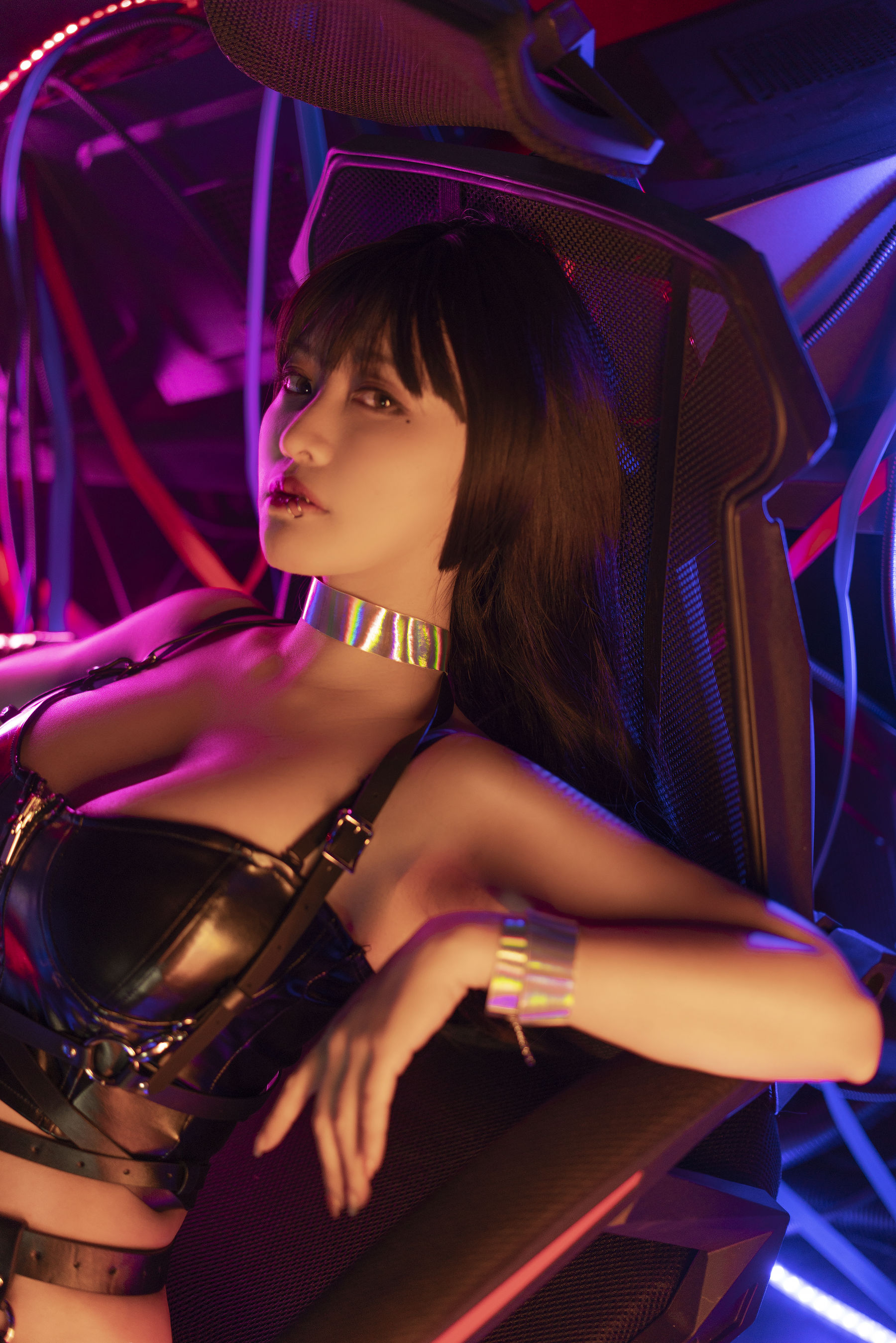 [网红COSER写真] 动漫博主脱尾巴Mizuki - 赛博朋克第5张