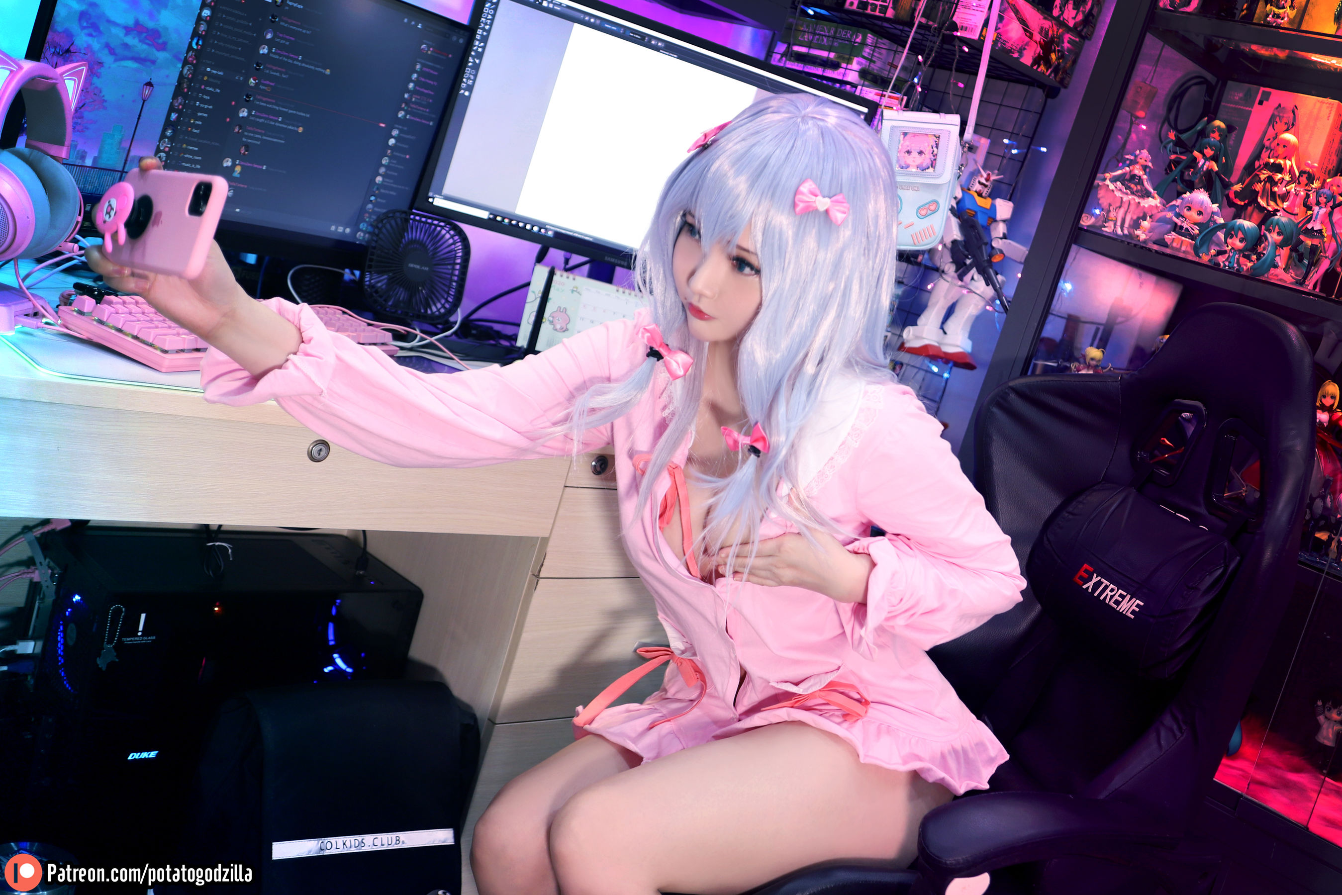 [网红COSER写真] Coser小姐姐Potato Godzilla - Sagiri第9张