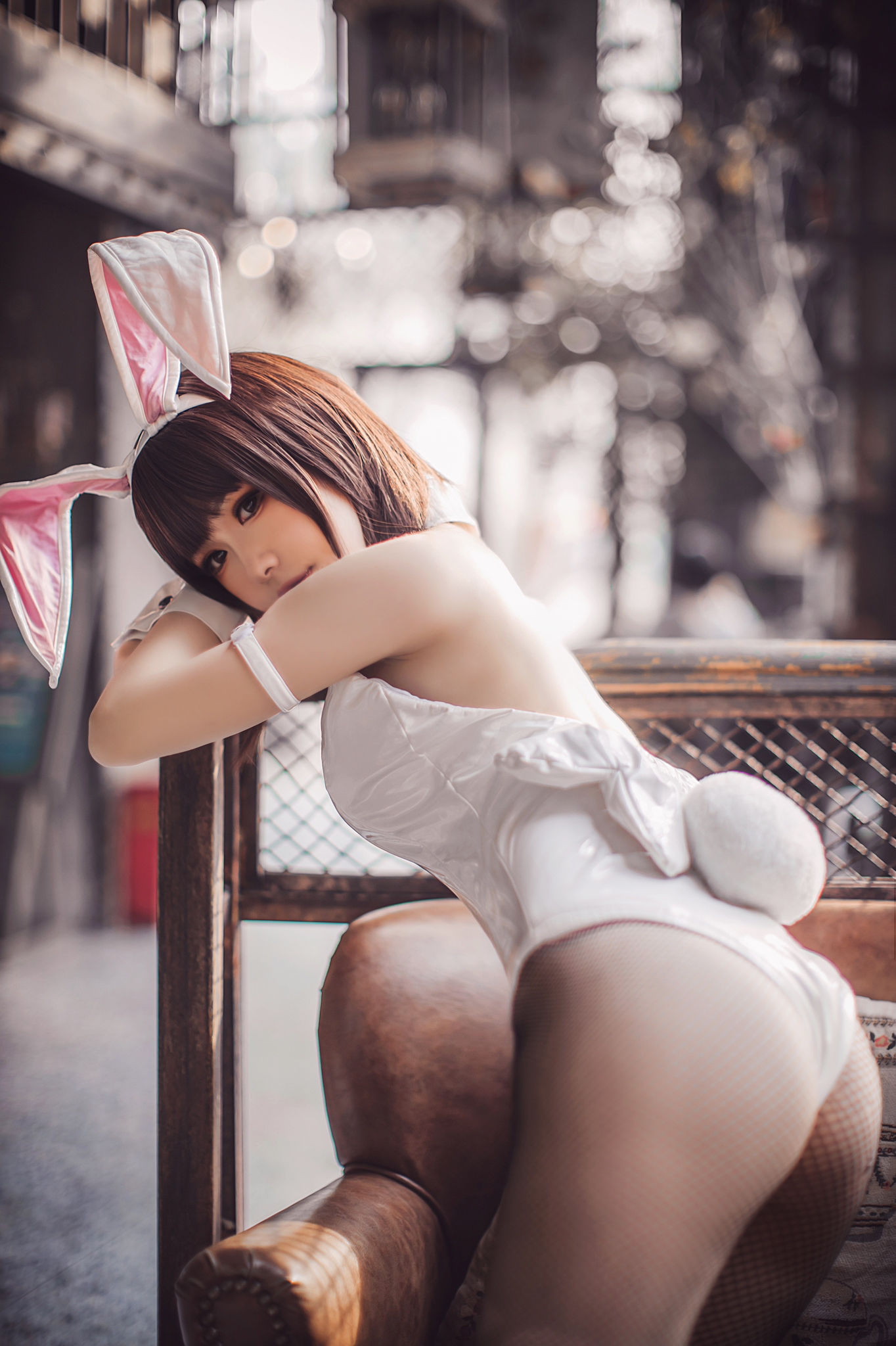 [网红COSER写真] Coser衣衣 - 加藤惠兔女郎第17张