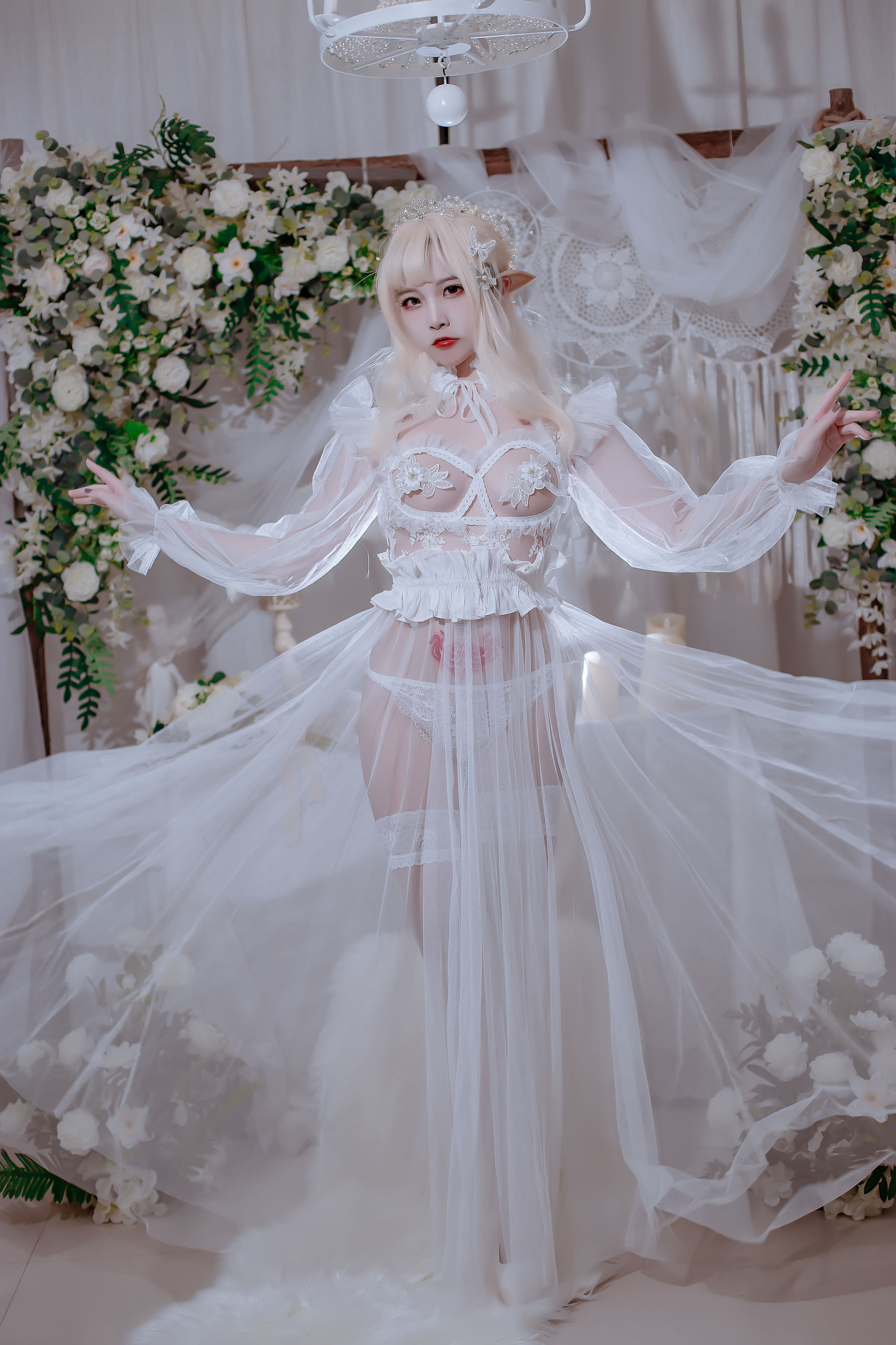 [网红COSER写真] 人气Coser二佐Nisa - 精灵公主第9张