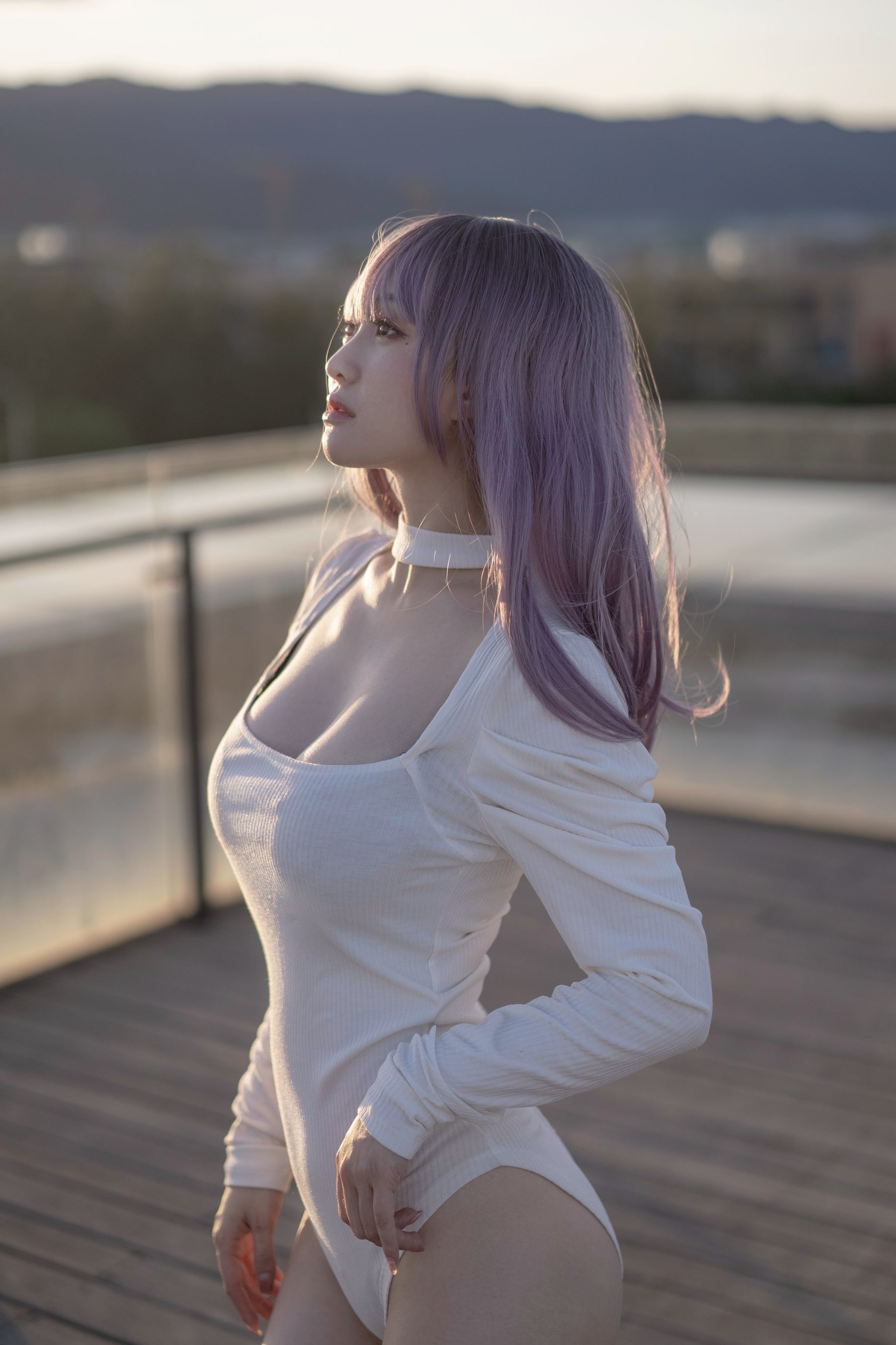 [网红COSER写真] 动漫博主脱尾巴Mizuki - 天台第15张