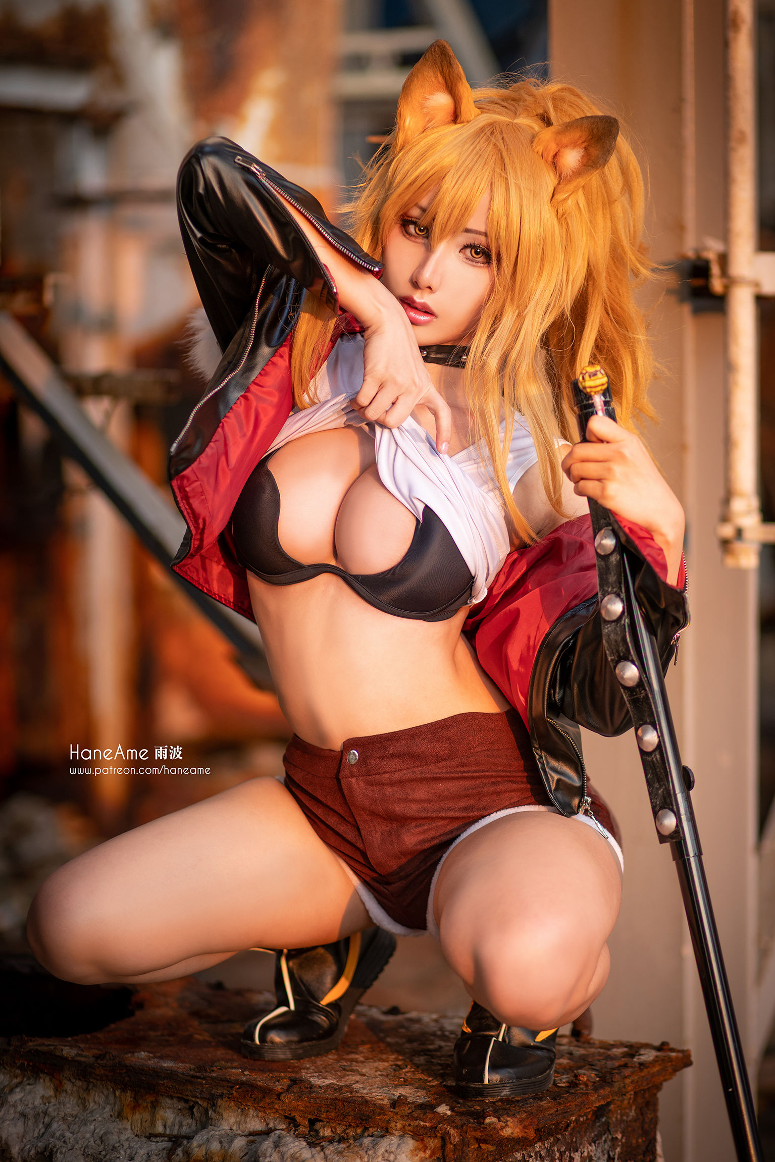 [网红COSER写真] Hane Ame 雨波写真 - 明日方舟 推进之王2第1张