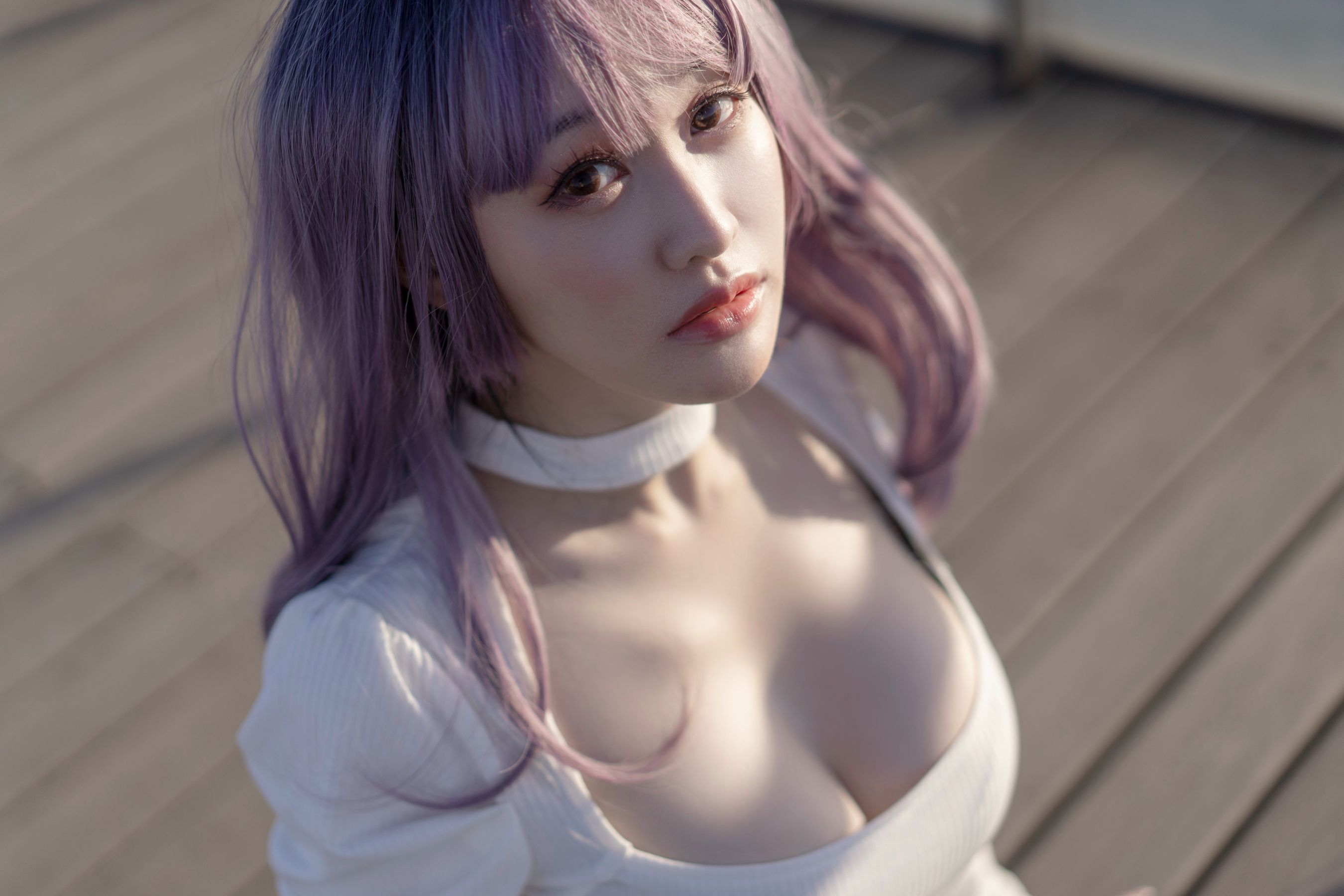 [网红COSER写真] 动漫博主脱尾巴Mizuki - 天台第15张