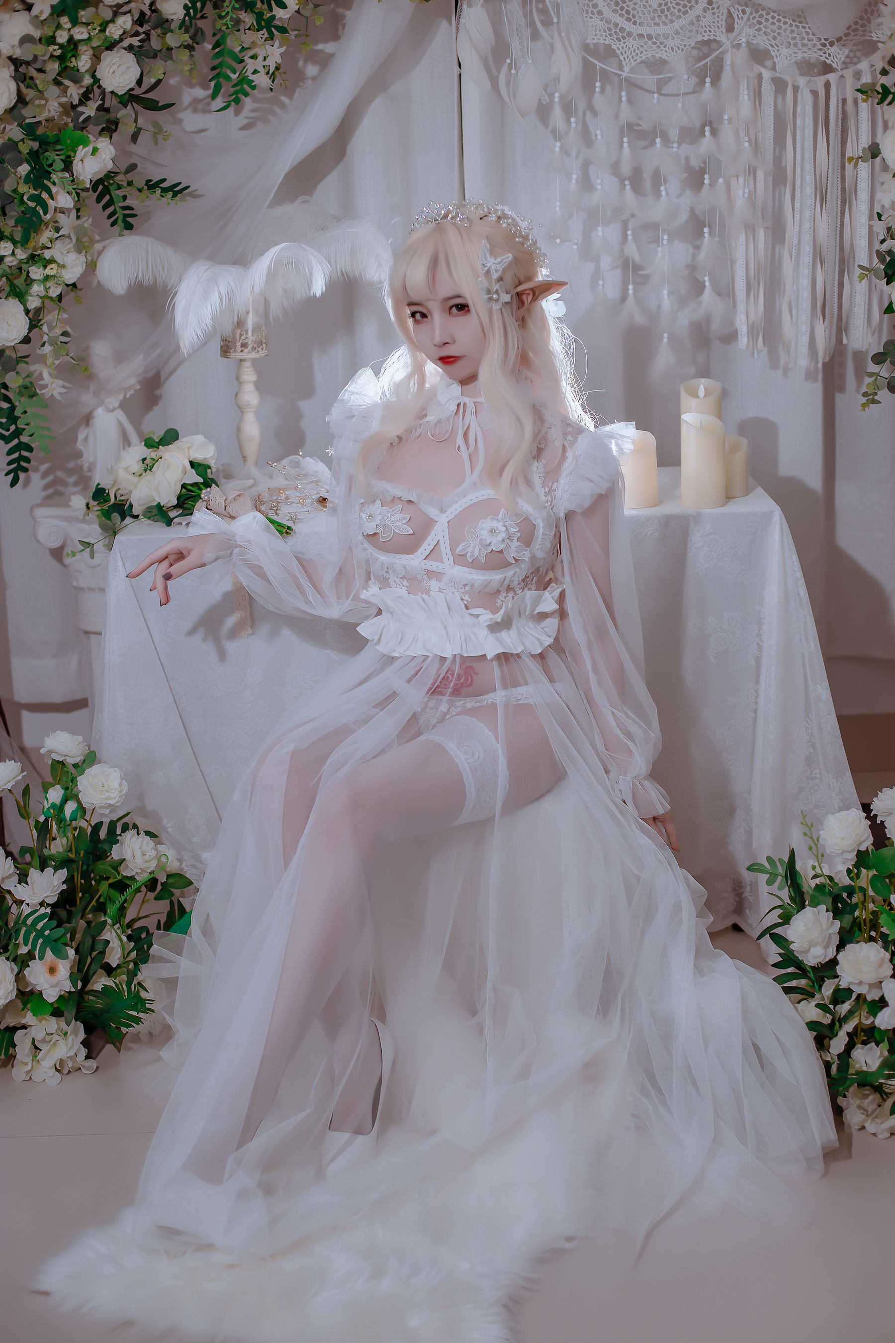 [网红COSER写真] 人气Coser二佐Nisa - 精灵公主第10张