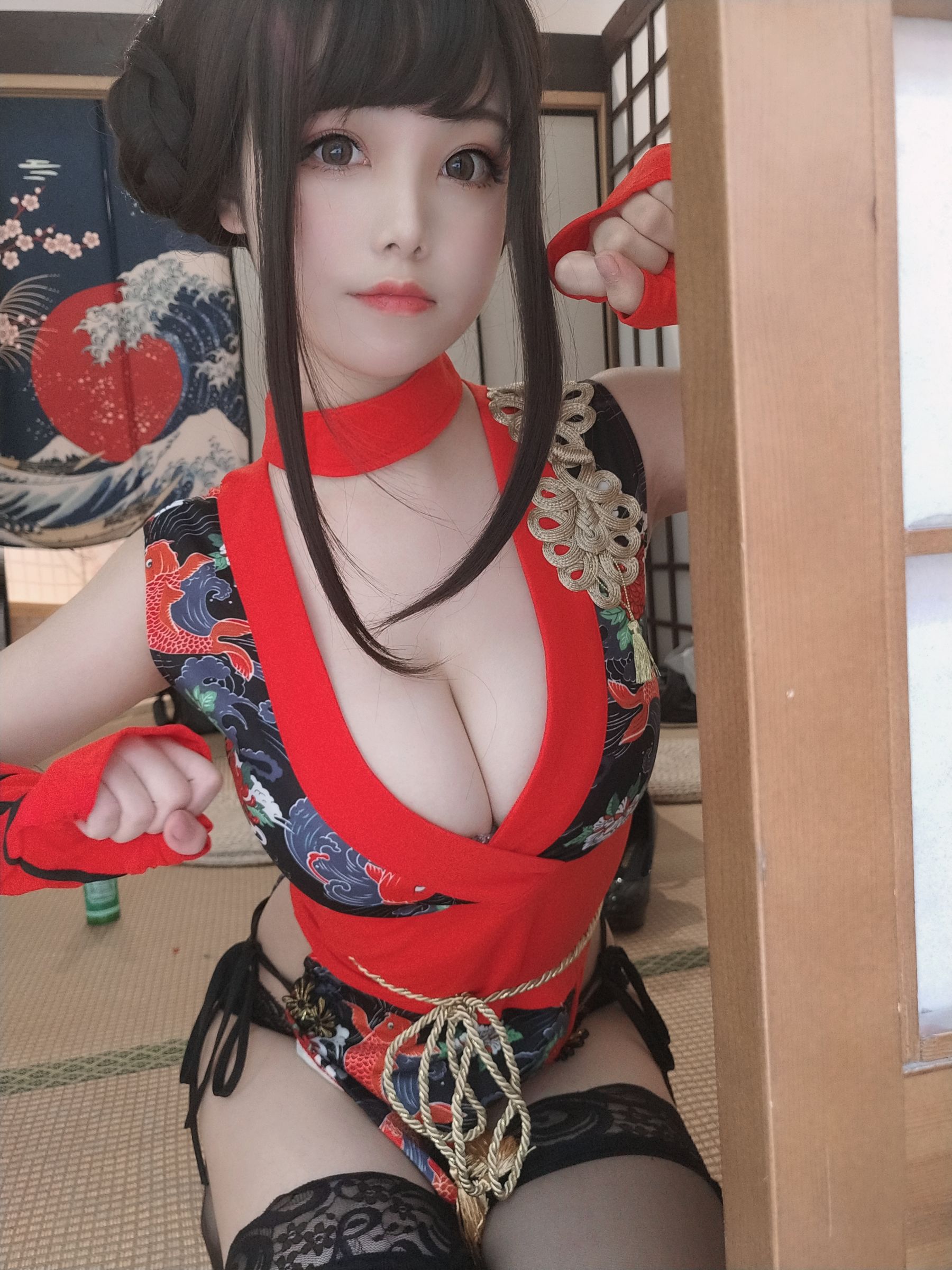 [COS福利] 萌系小姐姐蜜汁猫裘 - 红武士第11张