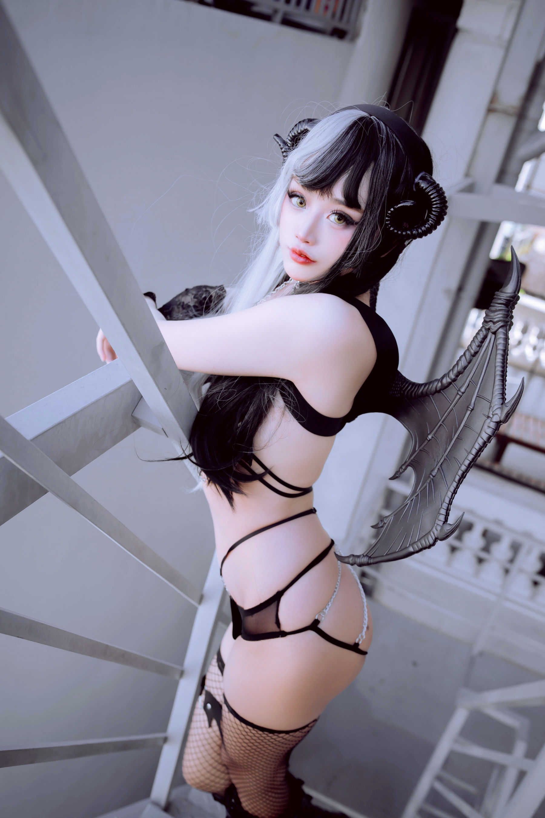 [COS福利] 日本性感萝莉Byoru - Ying Yang Succubus 魅魔第10张