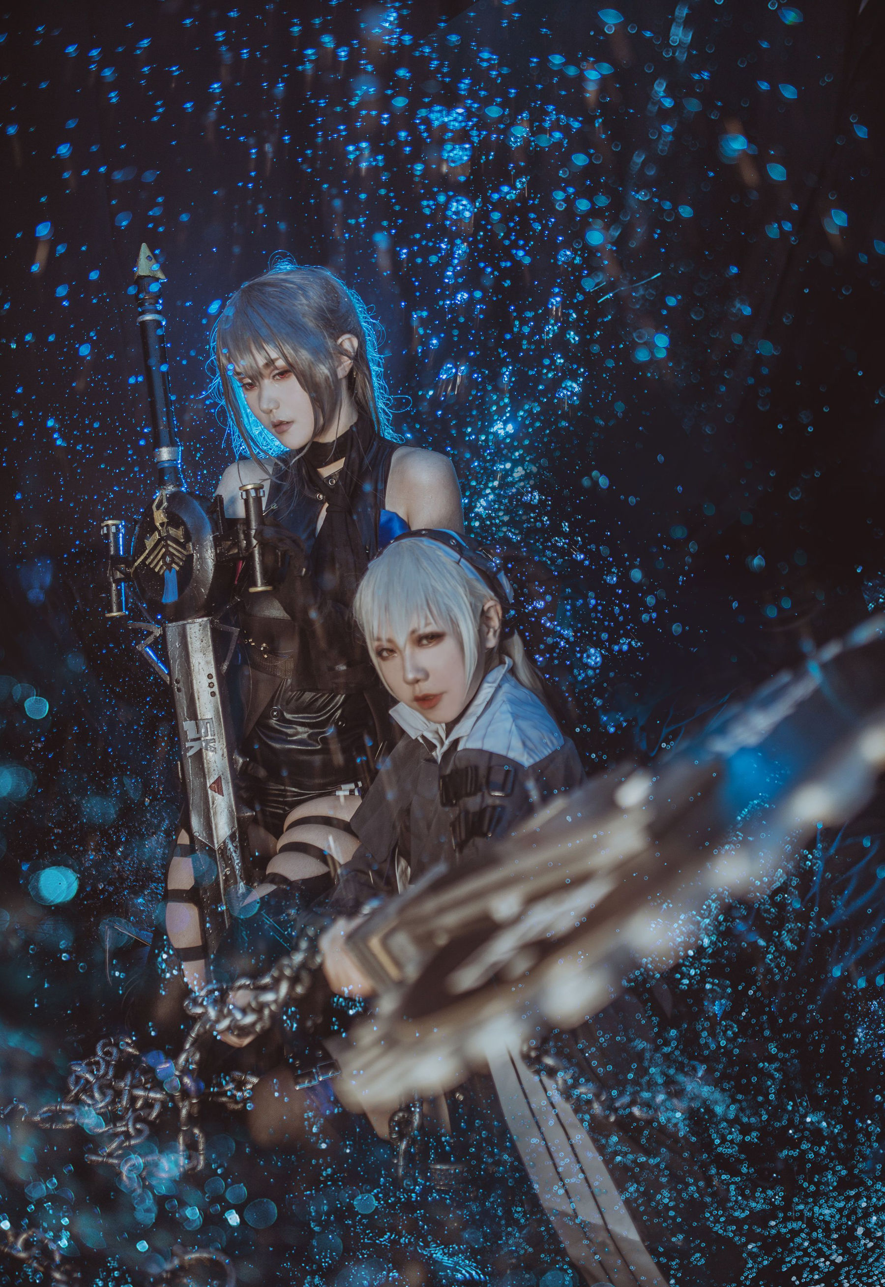 [COS福利] 微博萌妹蓝小沂KiKi - 明日方舟 幽灵鲨第3张