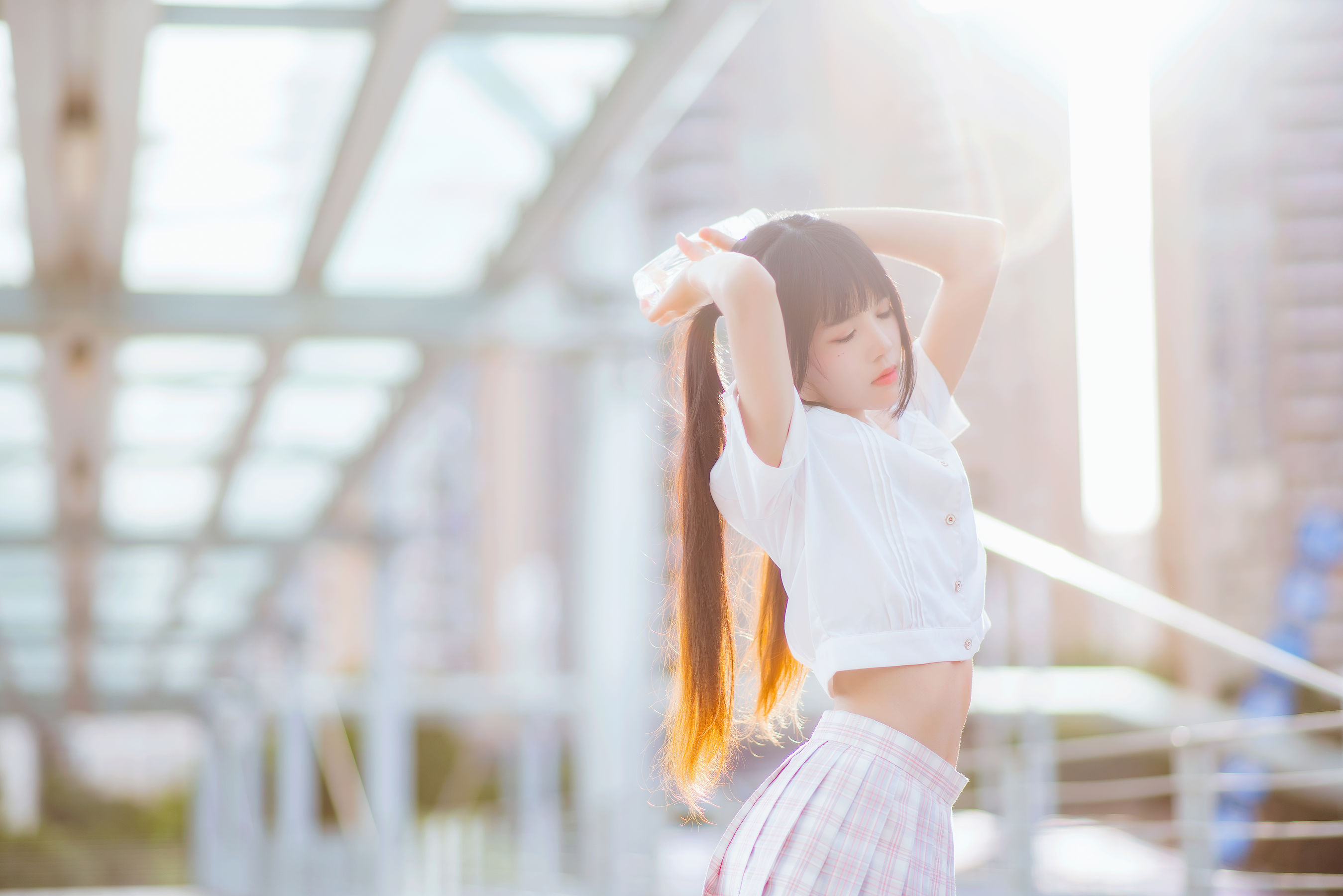 [COS福利] 桜桃喵 - 少女之浅色系第8张