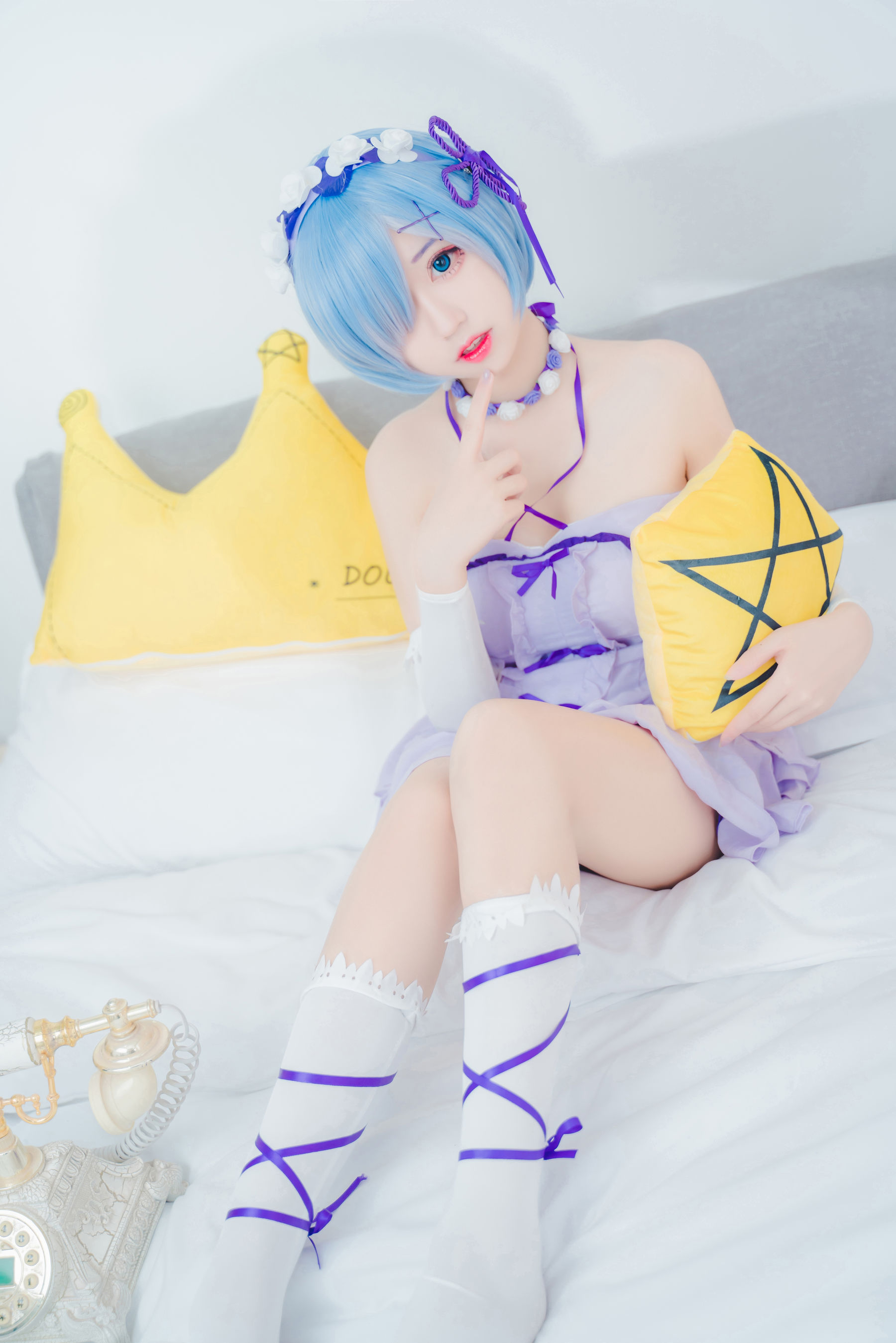 [COS福利] 猫君君MaoJun - 雷姆生日第9张