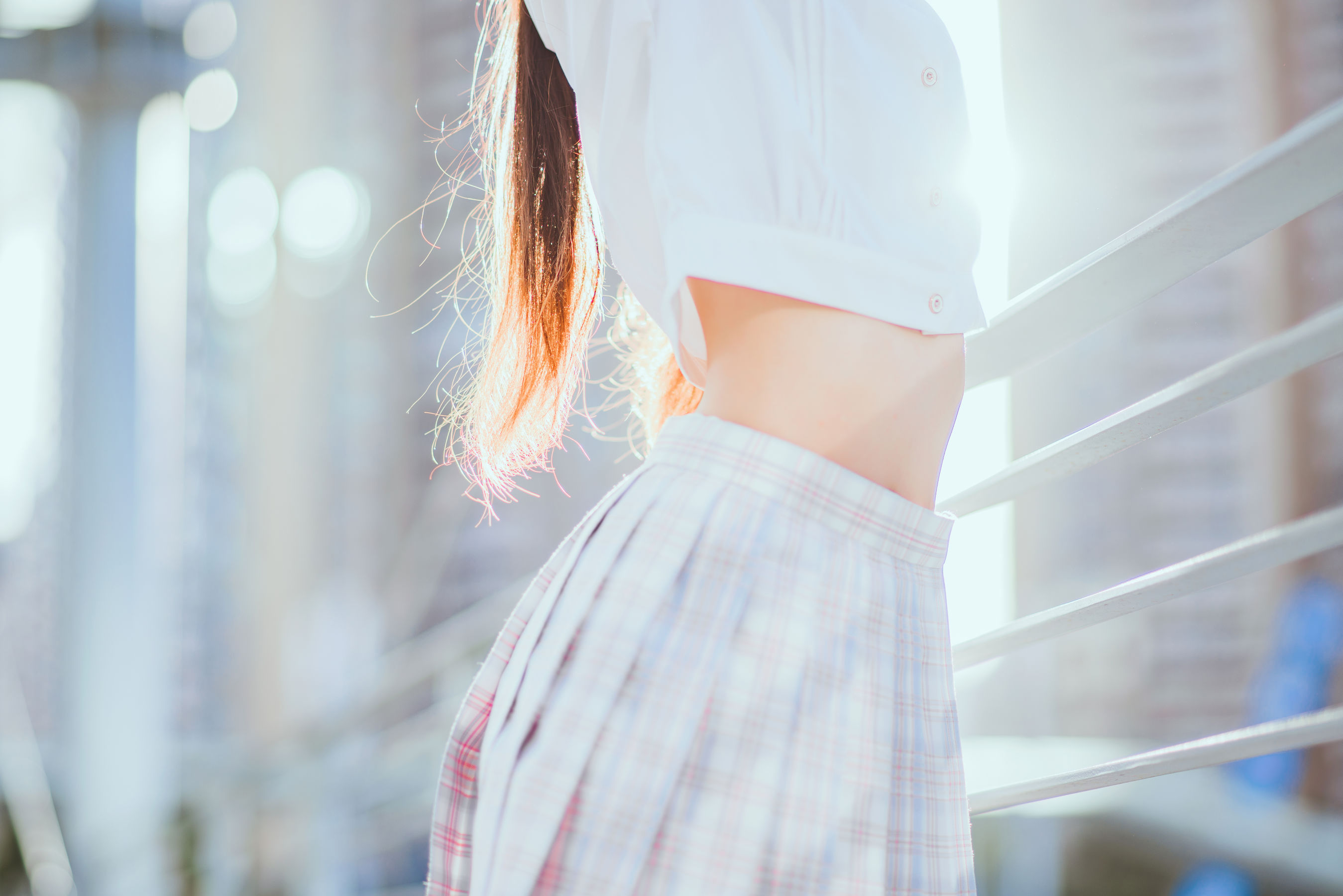 [COS福利] 桜桃喵 - 少女之浅色系第9张