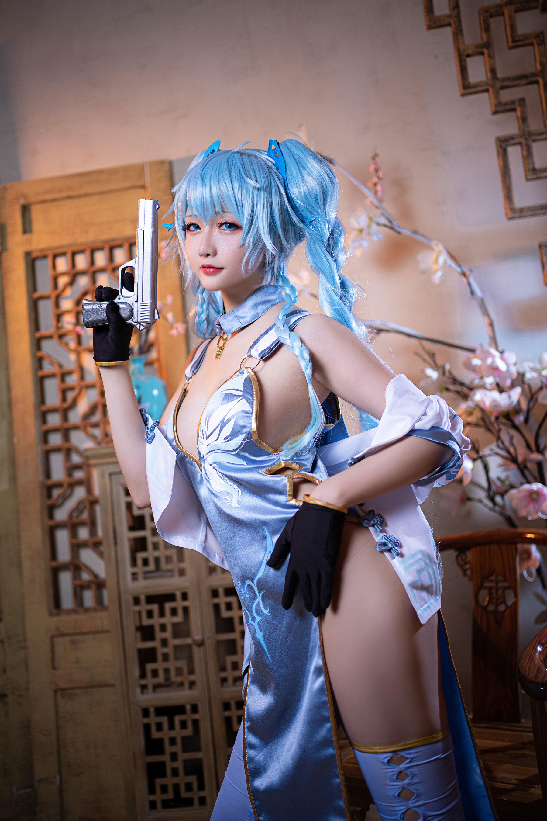 [COS福利] Coser小姐姐星之迟迟 - 秘密花园 PA15翠雀媚第1张