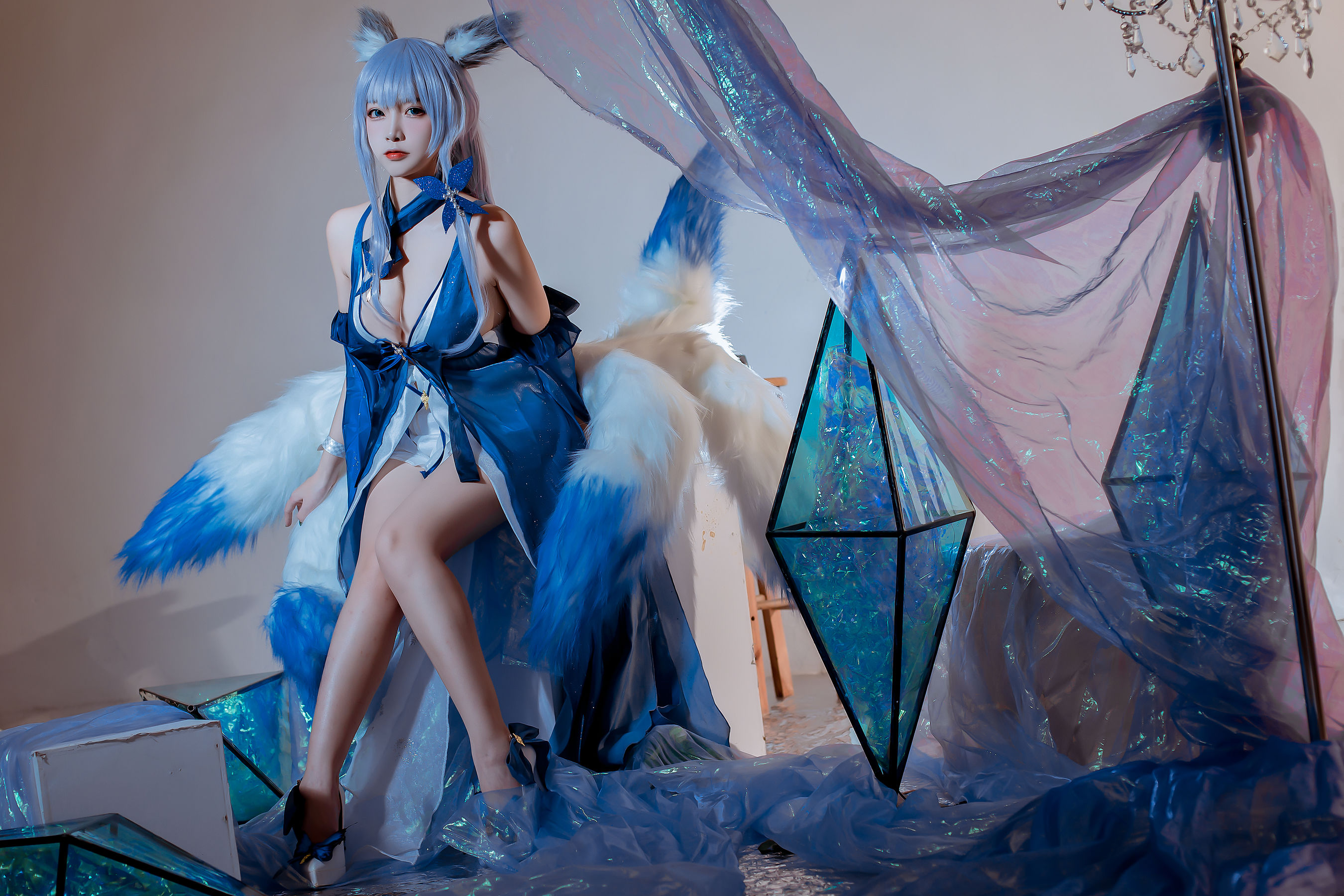 [COS福利] 人气Coser二佐Nisa - 碧蓝信浓礼服第4张