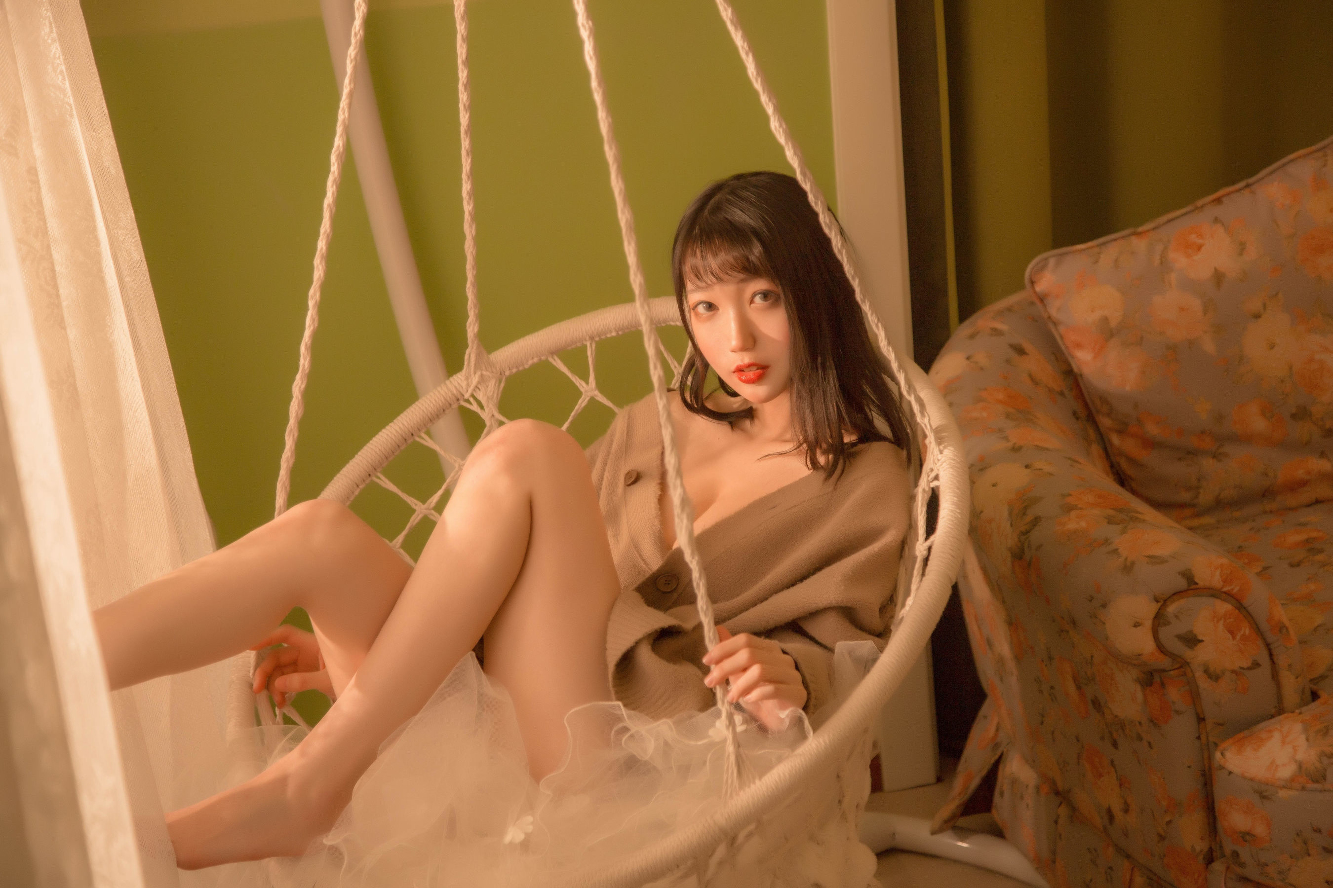 [网红COSER] 周叽是可爱兔兔 - 复古毛衣第4张