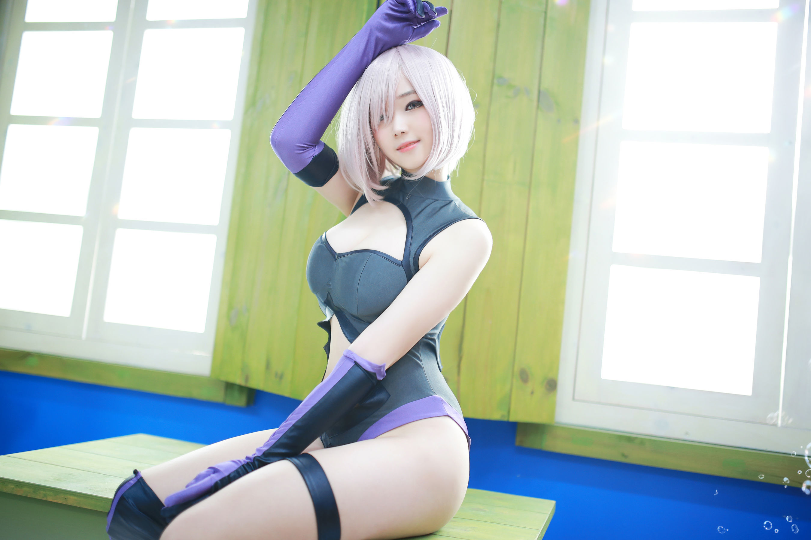 [网红COSER] 韩国妹子BamBi - Fate_Grand Order - Mash Kyrielight (Shielder)第8张