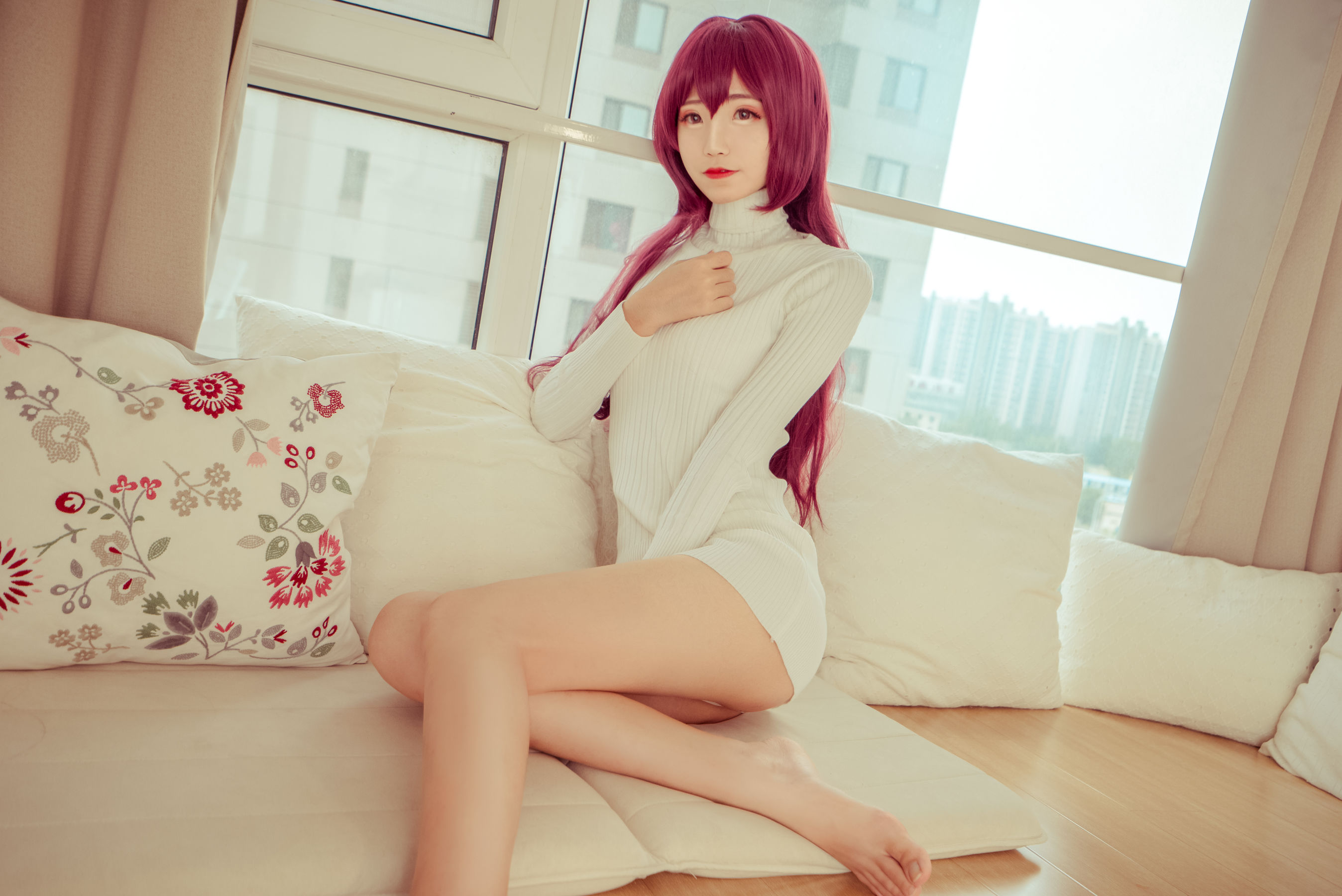 [福利COS] 然理理 - 斯卡哈毛衣第5张