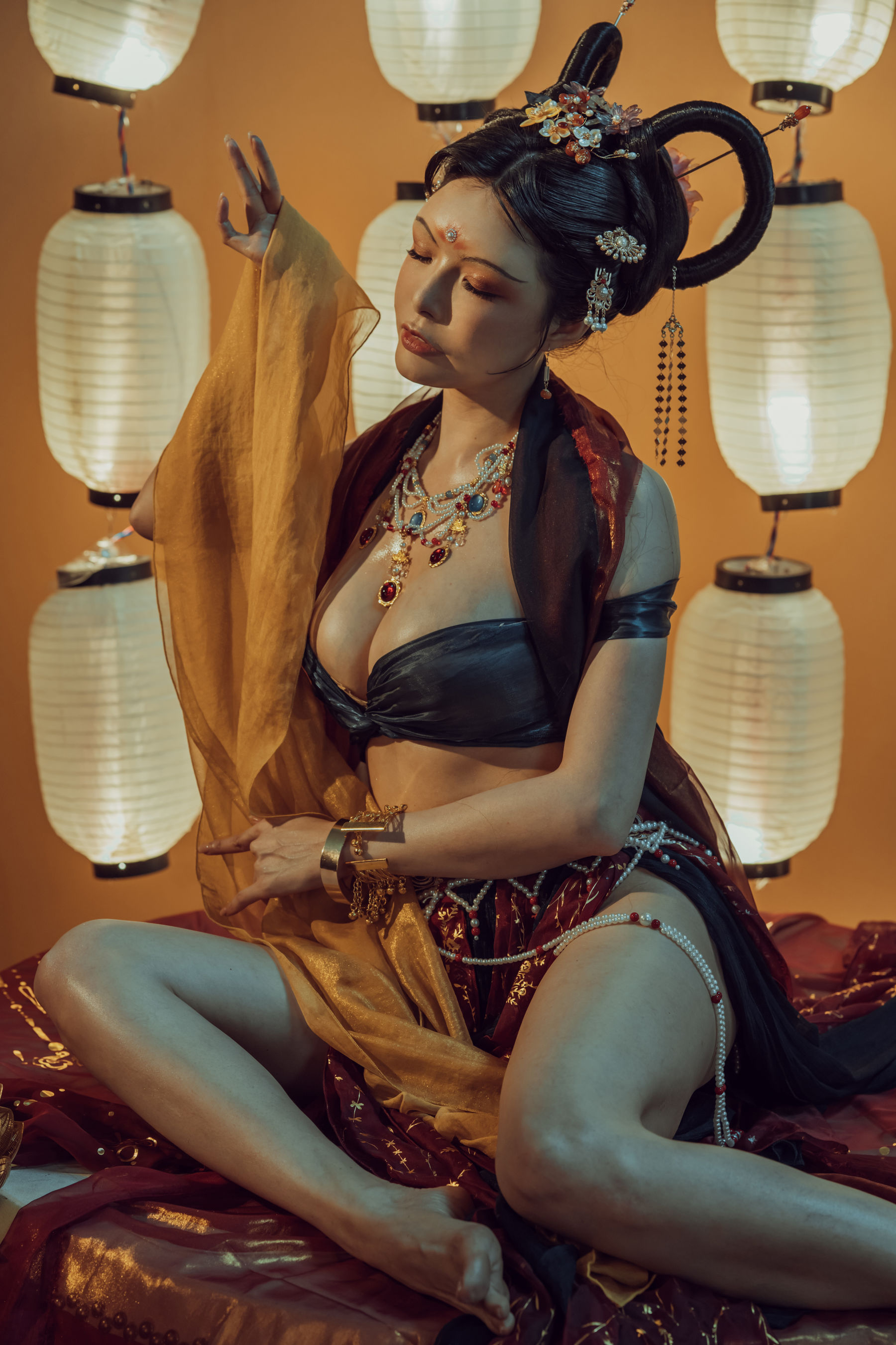 [福利COS] 秋和柯基(夏小秋秋秋) &amp; 奶桃  - 红尘梦第4张