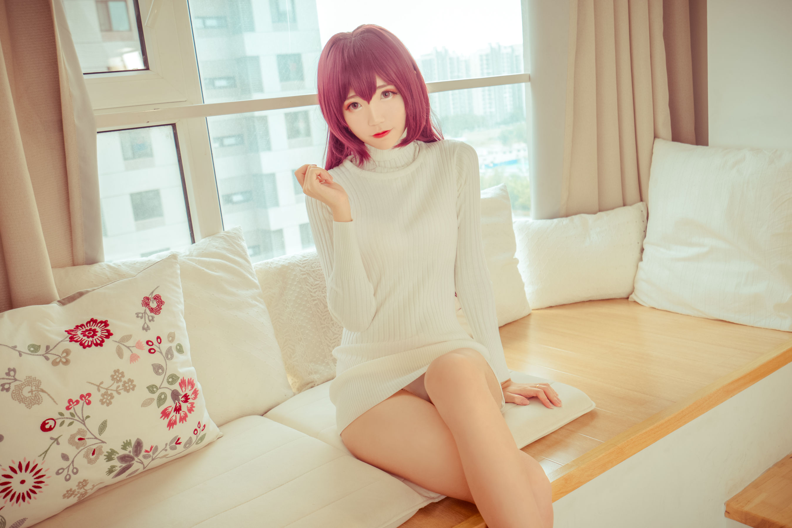 [福利COS] 然理理 - 斯卡哈毛衣第5张