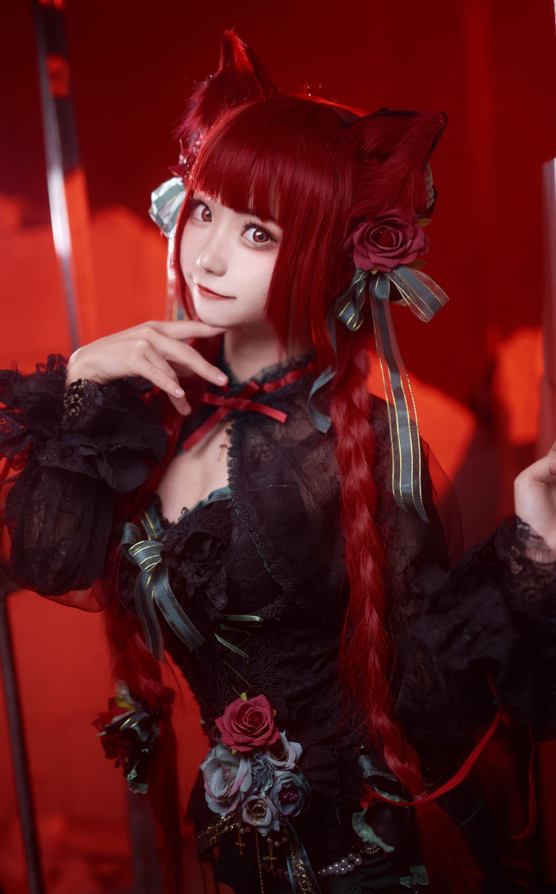 [福利COS] 花柒Hana - 火焰猫燐第2张