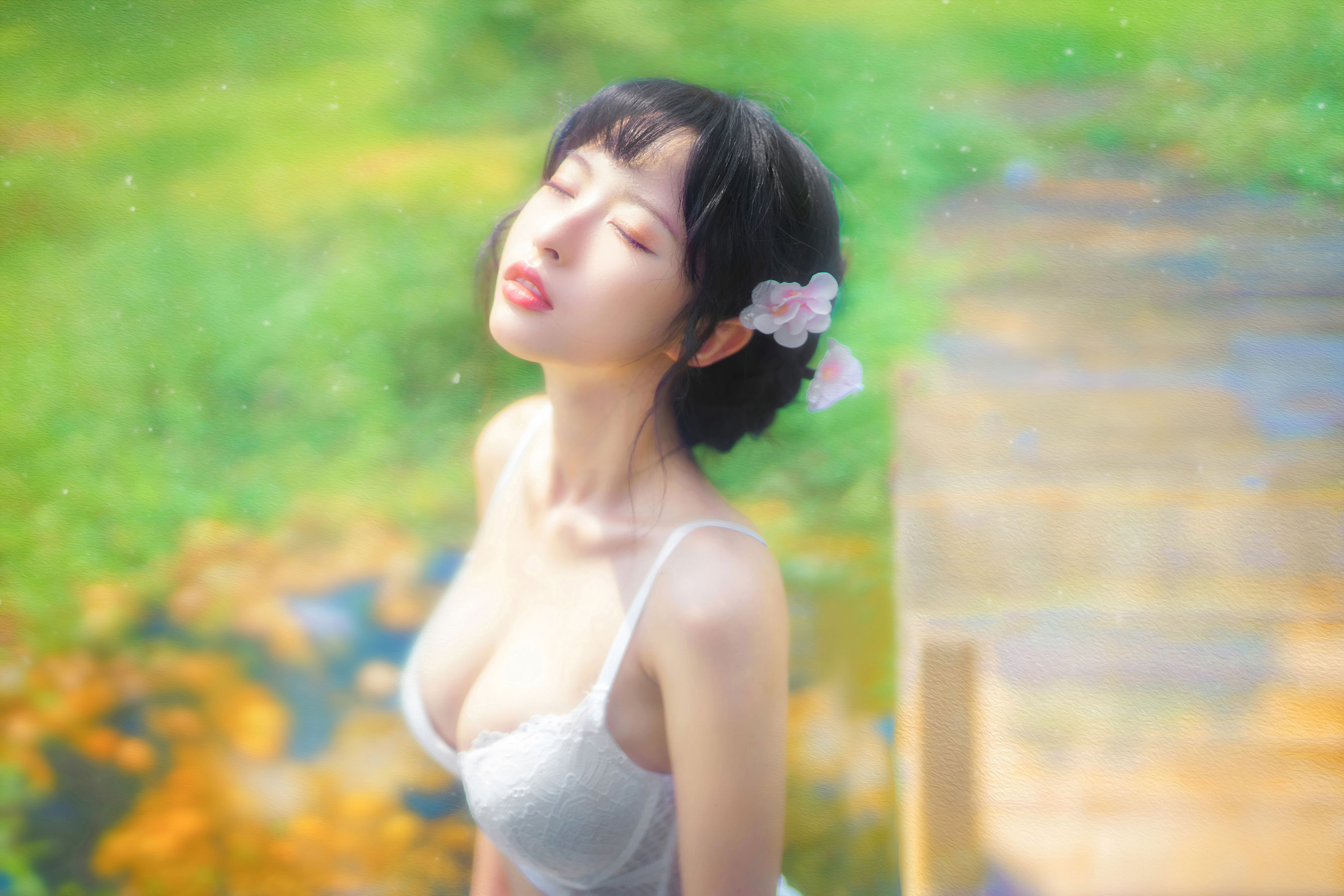 [福利COS] 尤物清水由乃 - 蕾丝花园第6张