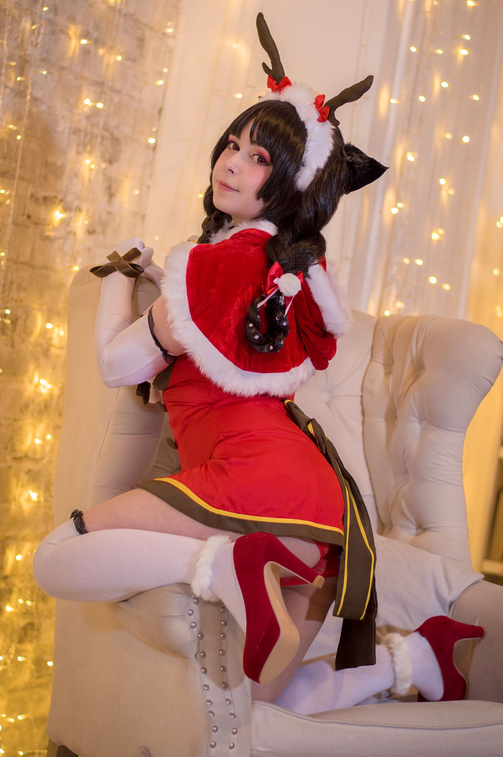 [福利COS] Yoshinobi - Ooshio Xmas (Azur Lane)第3张