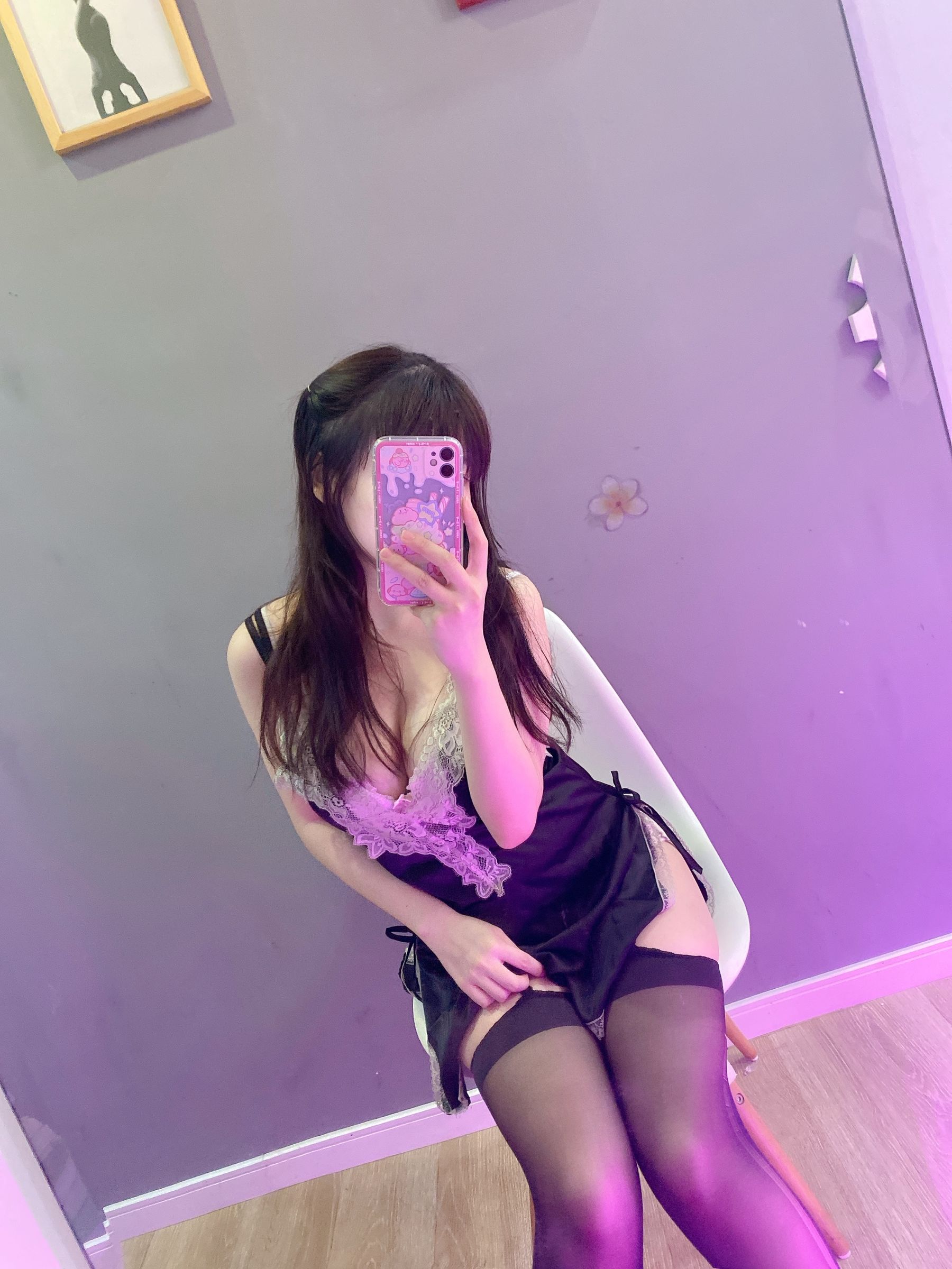 [福利COS] usejan - 黑丝睡衣第5张