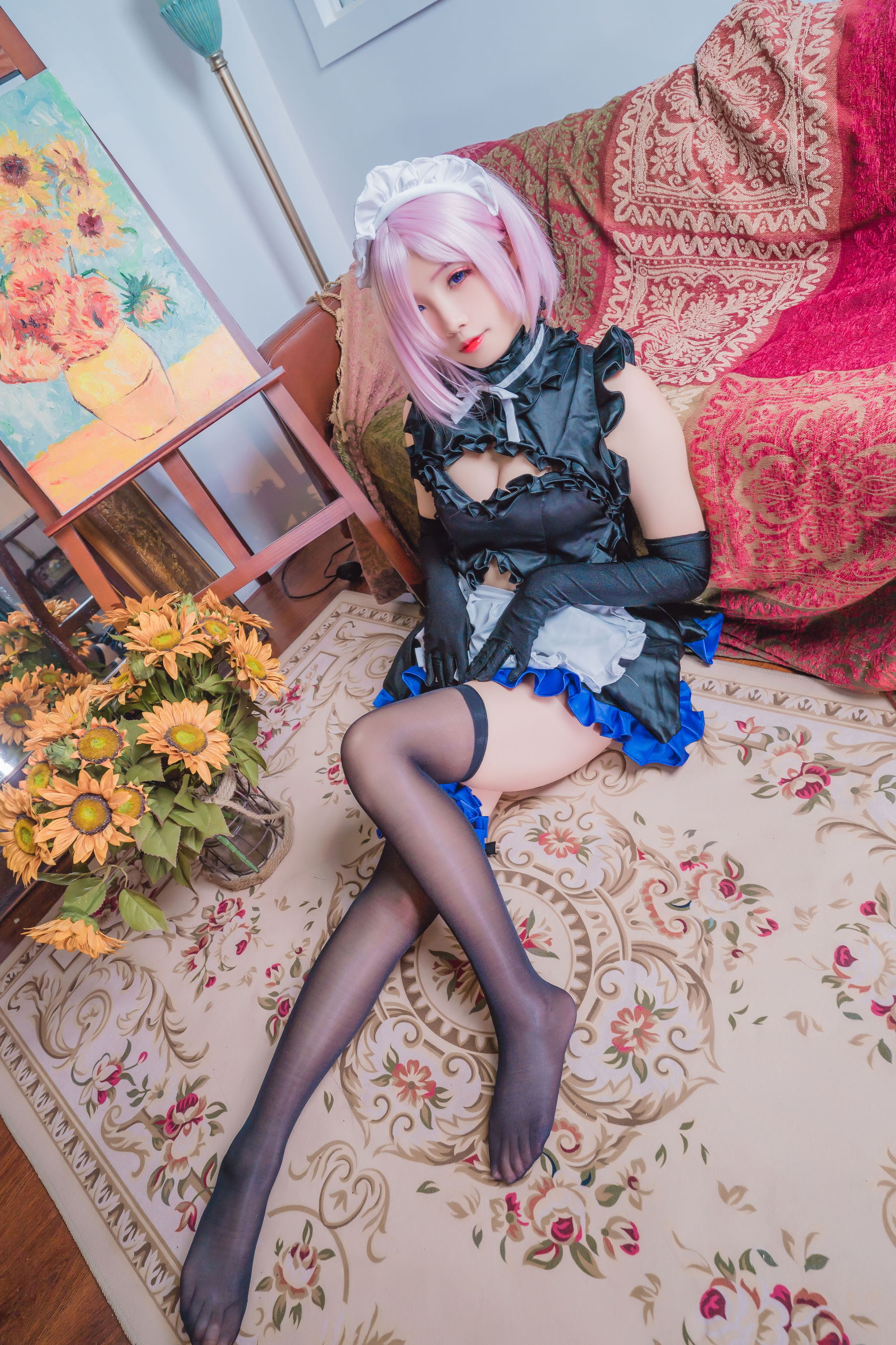 [网红COS] 动漫博主墨玉-M - 玛修女仆第14张