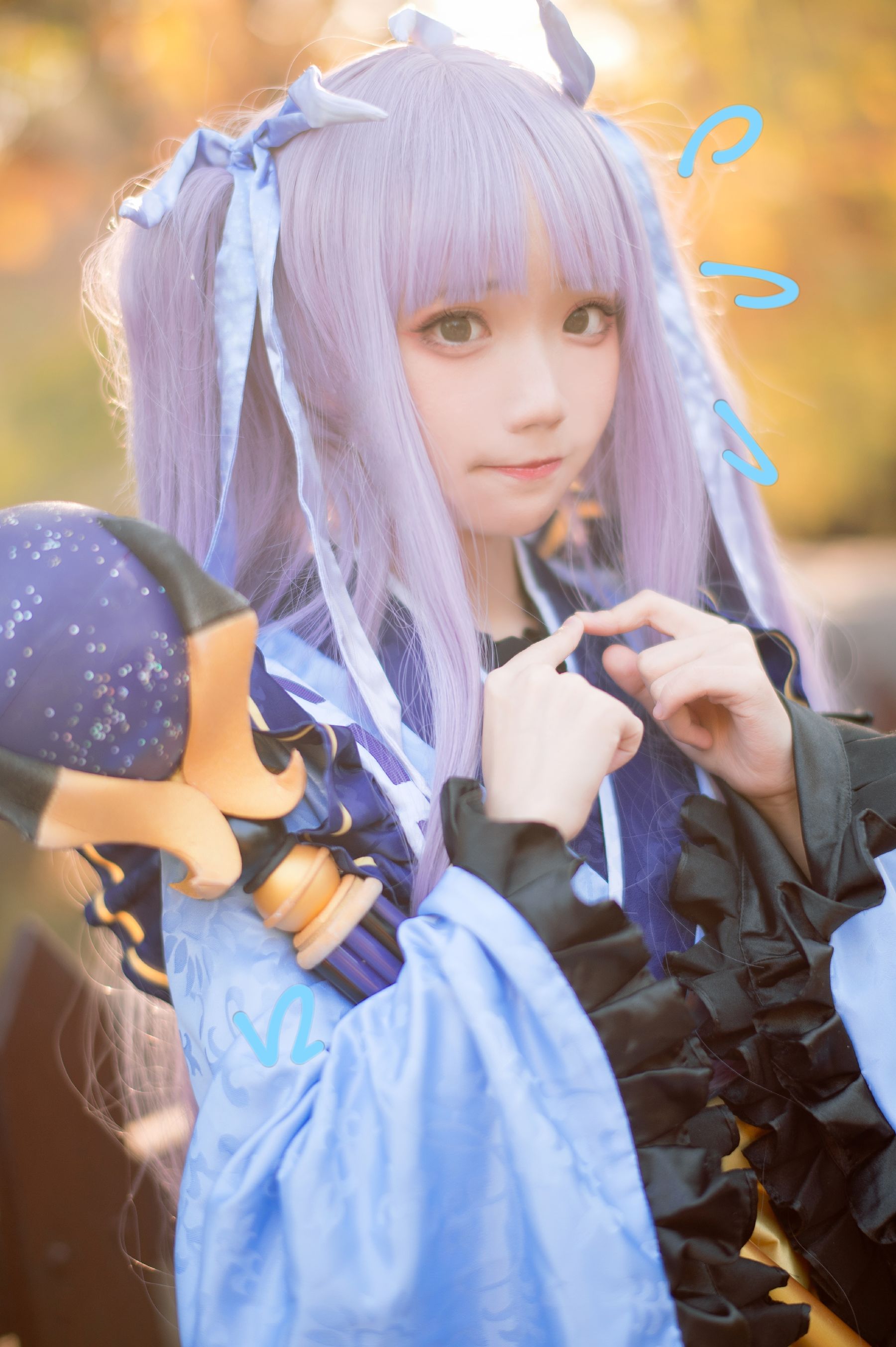 [网红COS] 花柒Hana - 镜华小仓唯第5张