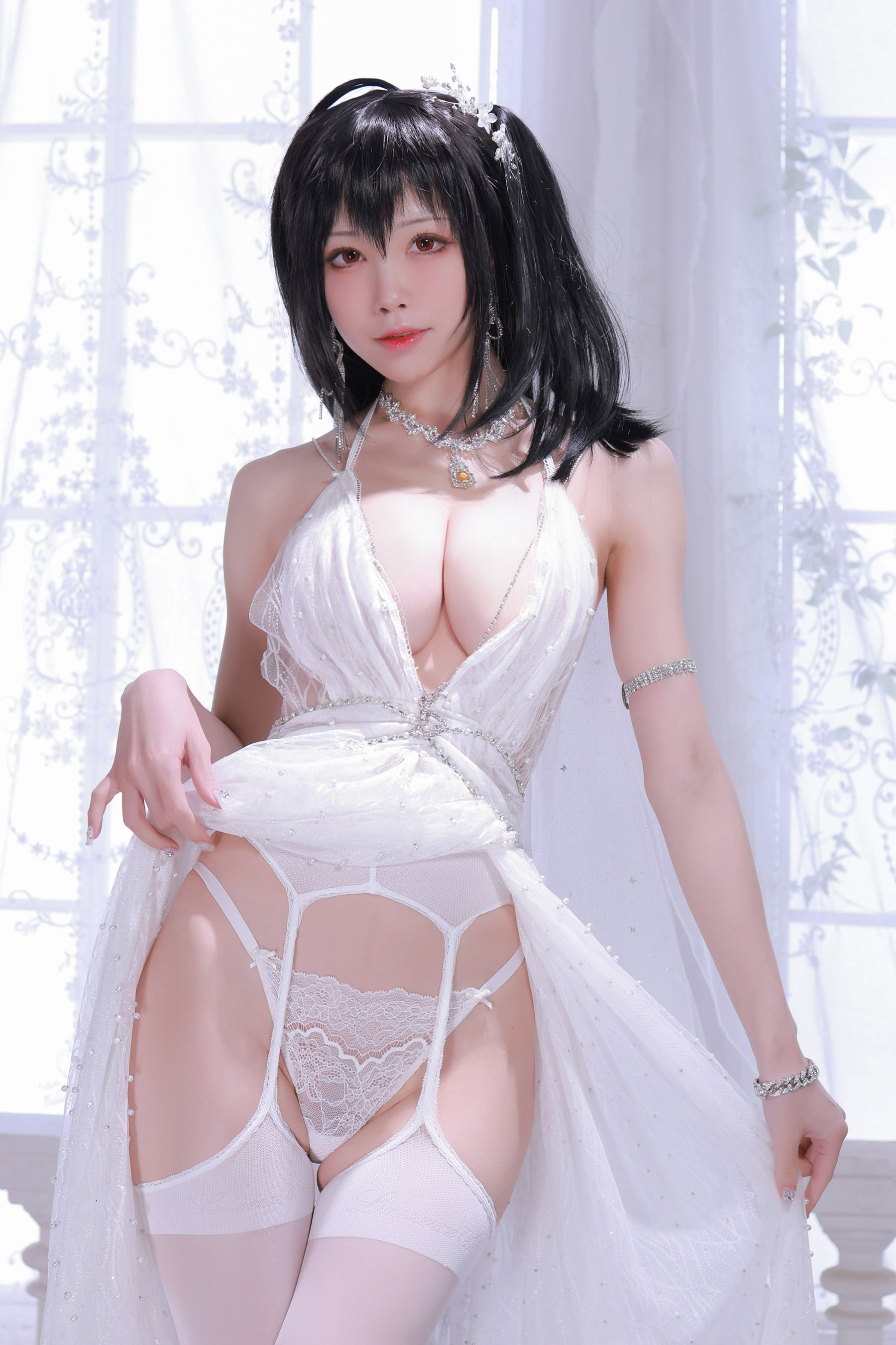 [网红COS] 动漫博主水淼aqua - 大凤婚纱第1张