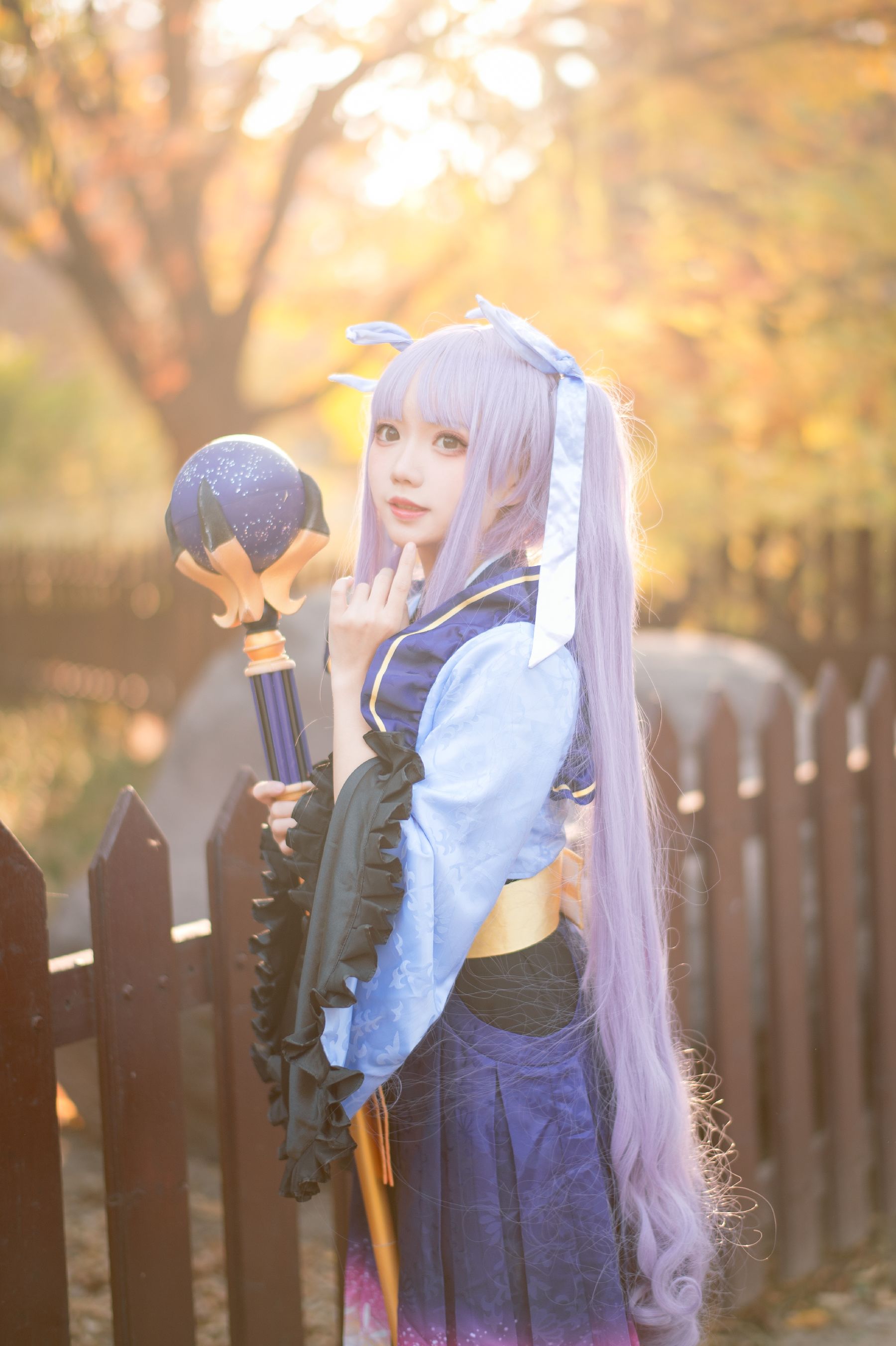 [网红COS] 花柒Hana - 镜华小仓唯第4张