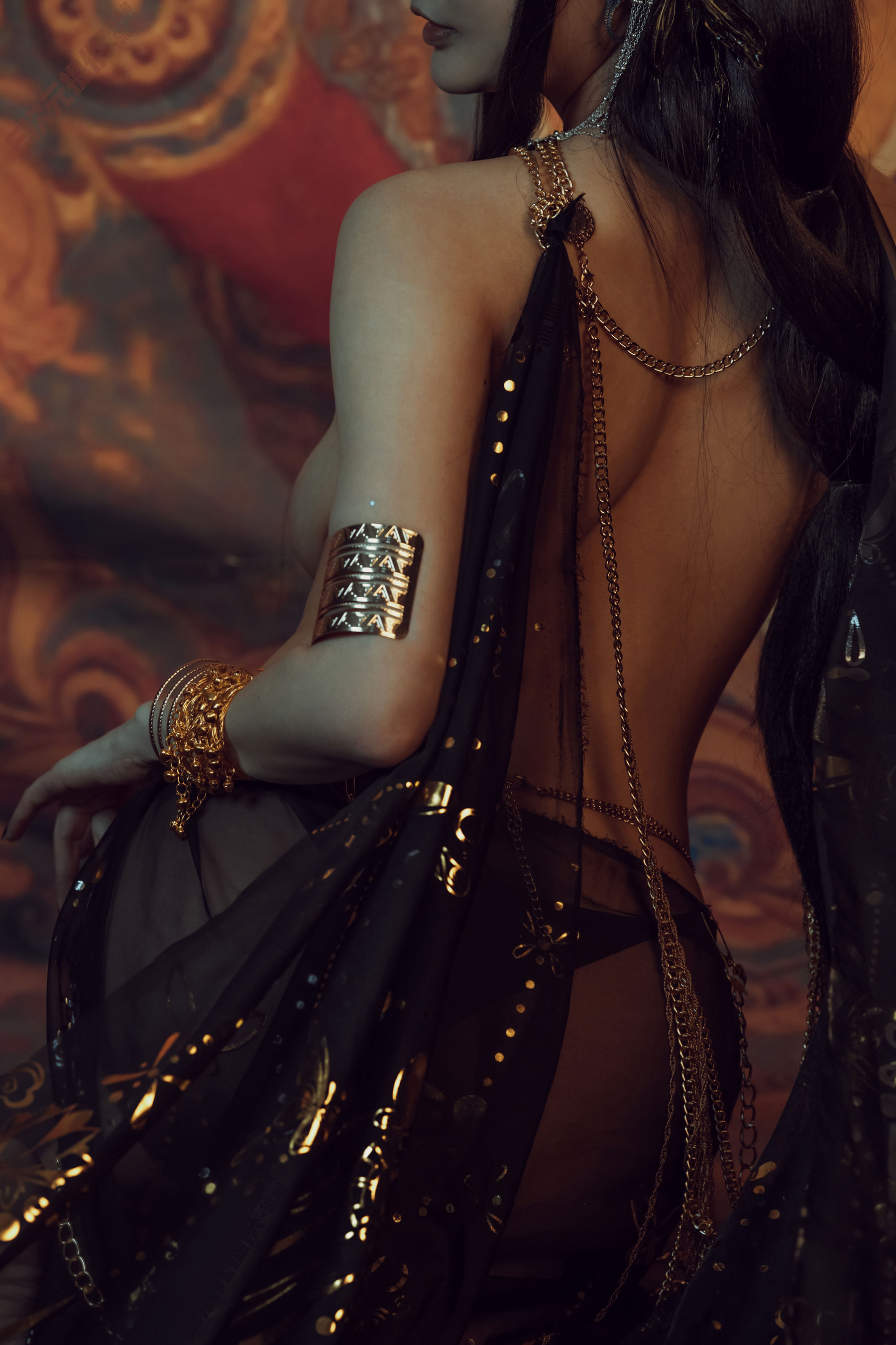 [网红COS] 秋和柯基(夏小秋秋秋) - 黑敦煌第12张