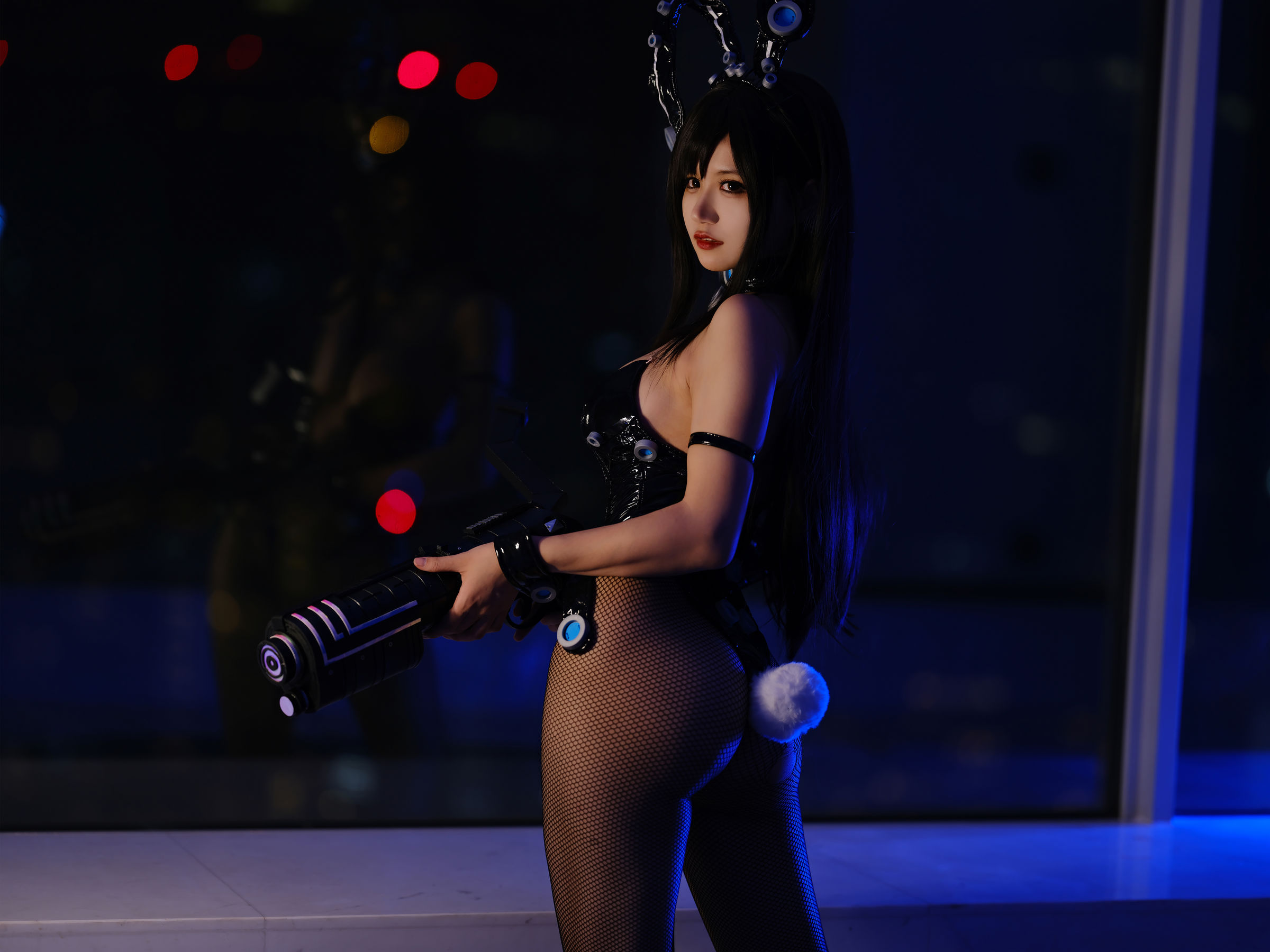 [福利COS] 动漫博主小仓千代w - 下平玲花兔女郎第4张