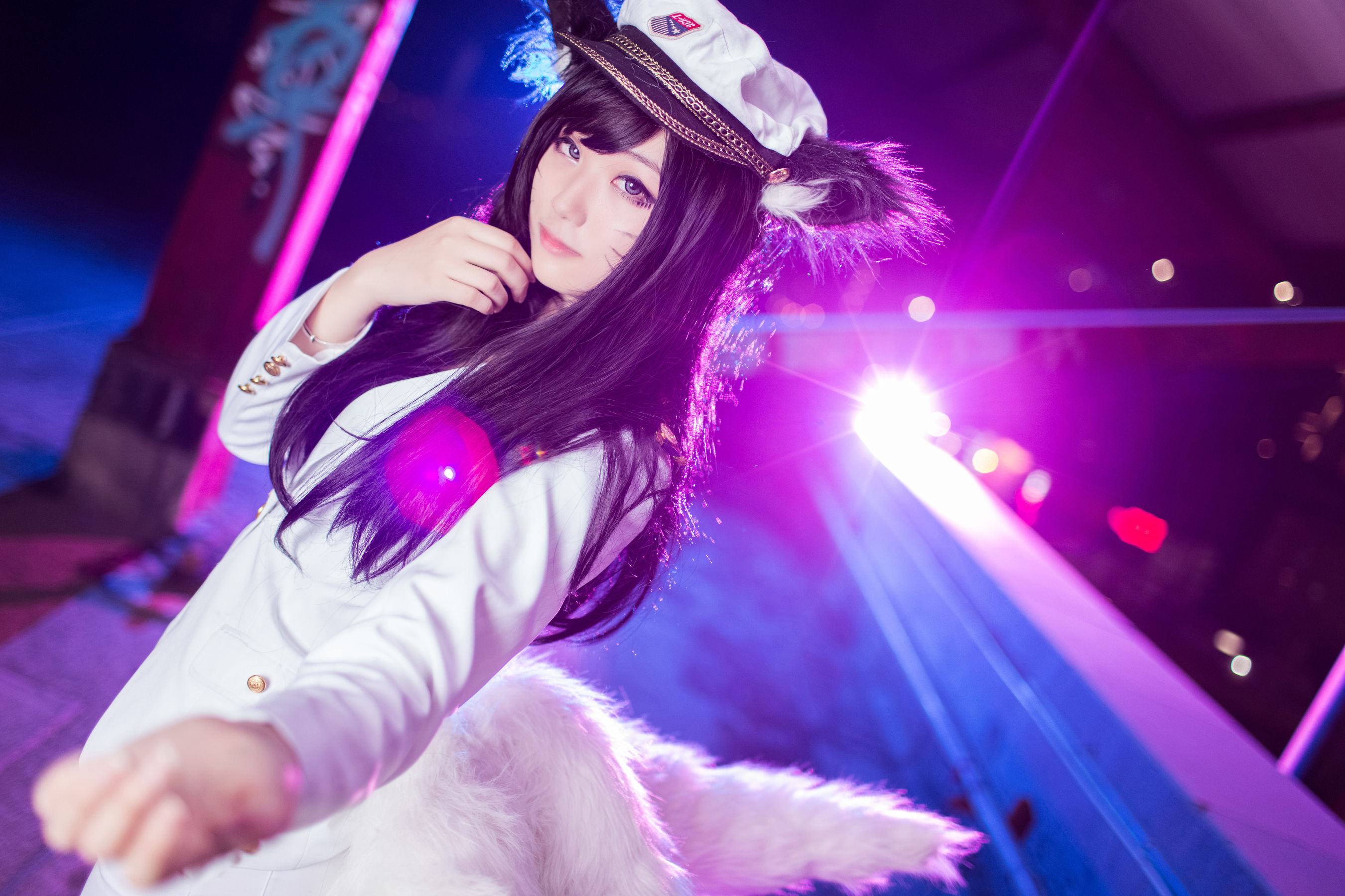 [福利COS] 动漫博主浅野菌子 - 英雄联盟 九尾妖狐阿狸第3张