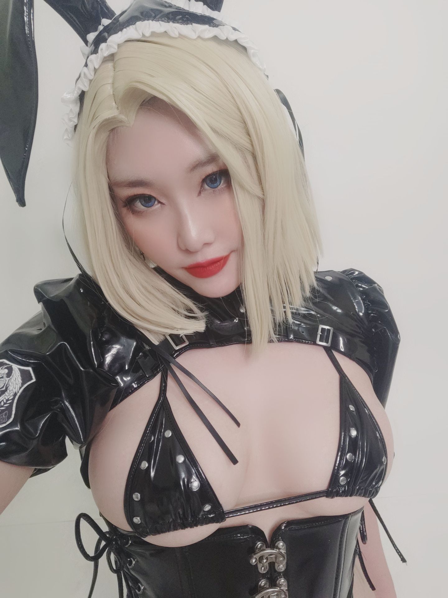 [福利COS] Sunnyvier - android 18 latex maid第52张