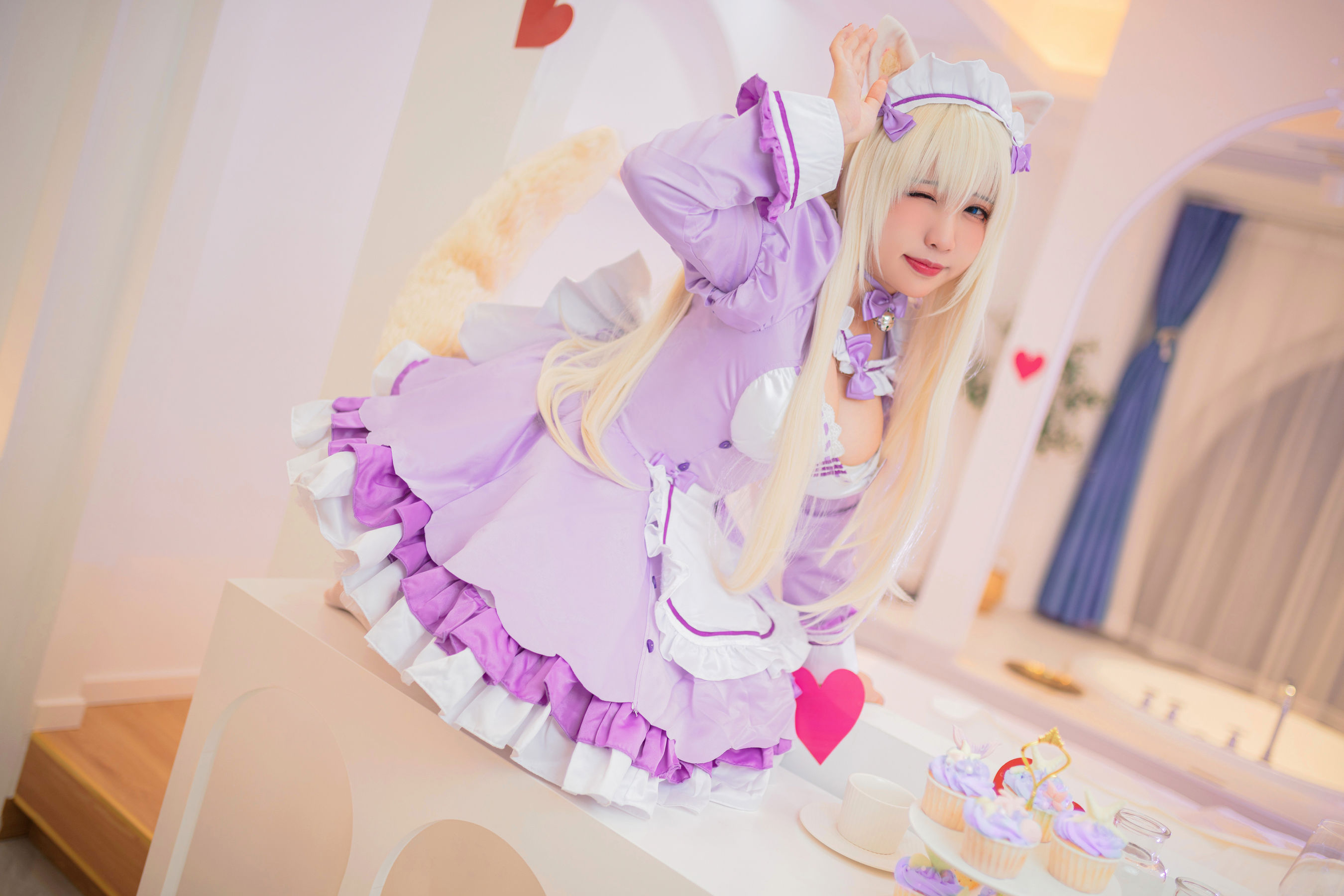 [福利COS] 动漫博主貓田聖奈奈(桃之啾啾) - 椰子第3张