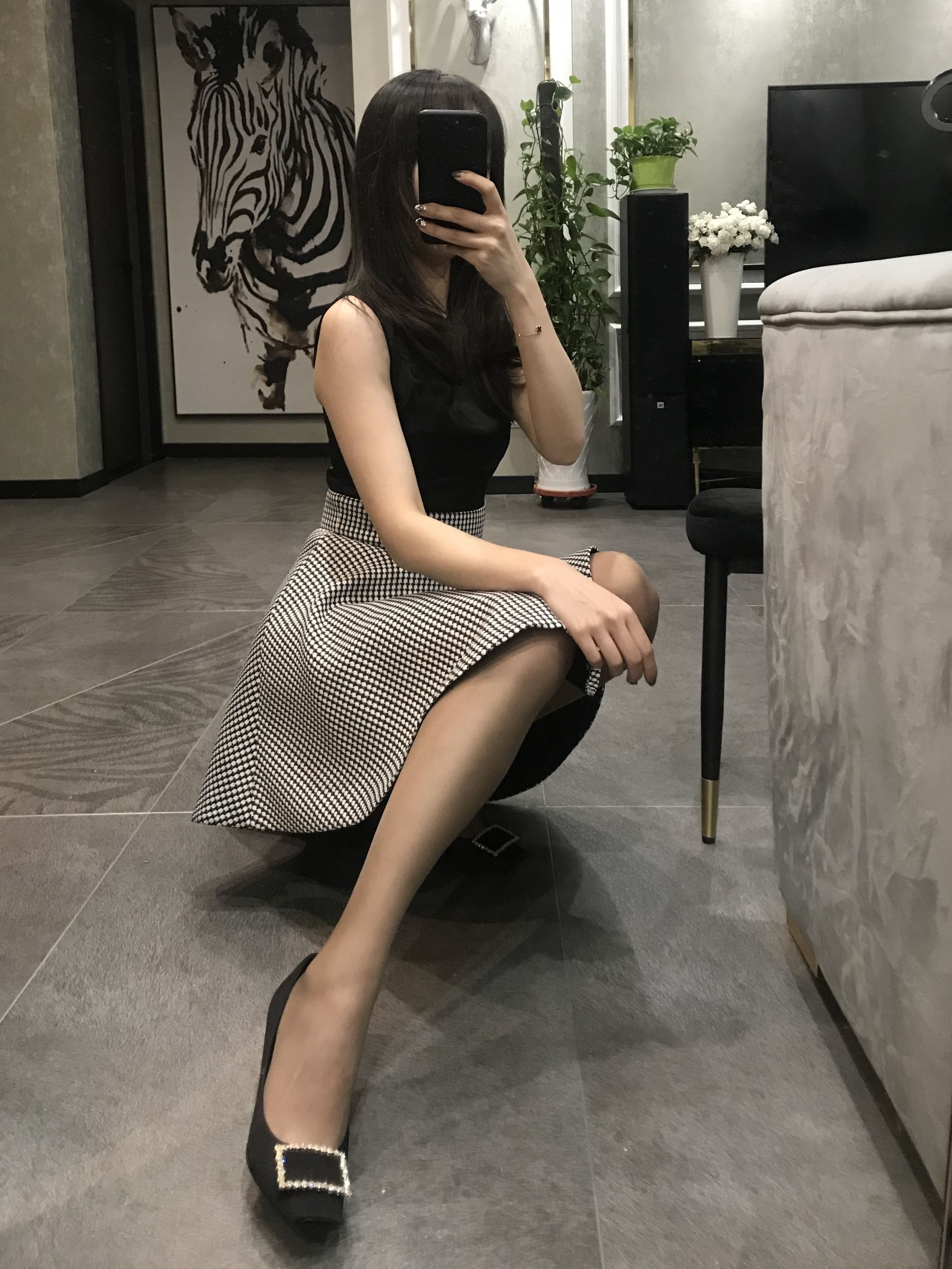 [福利COS] 丝足博主麋鹿_Monroe 2020.04.20 红高黑丝第15张