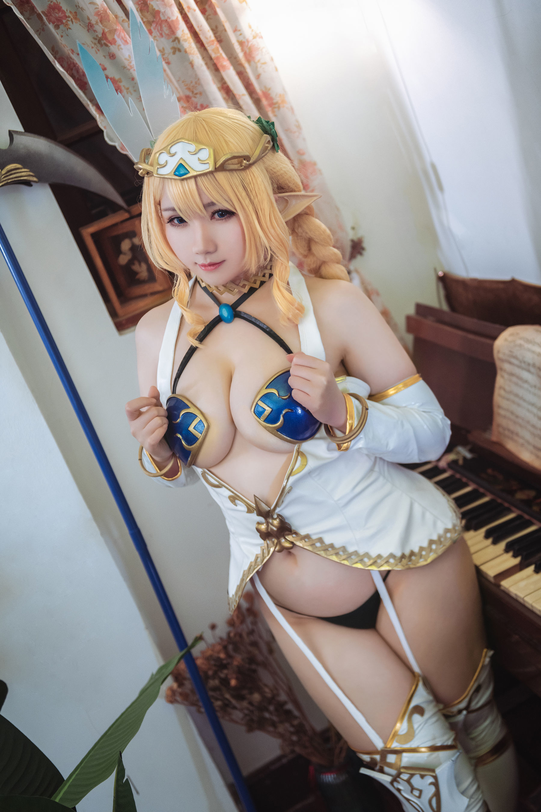 [福利COS] 微肉感萌妹是本末末 - 精灵村第6张