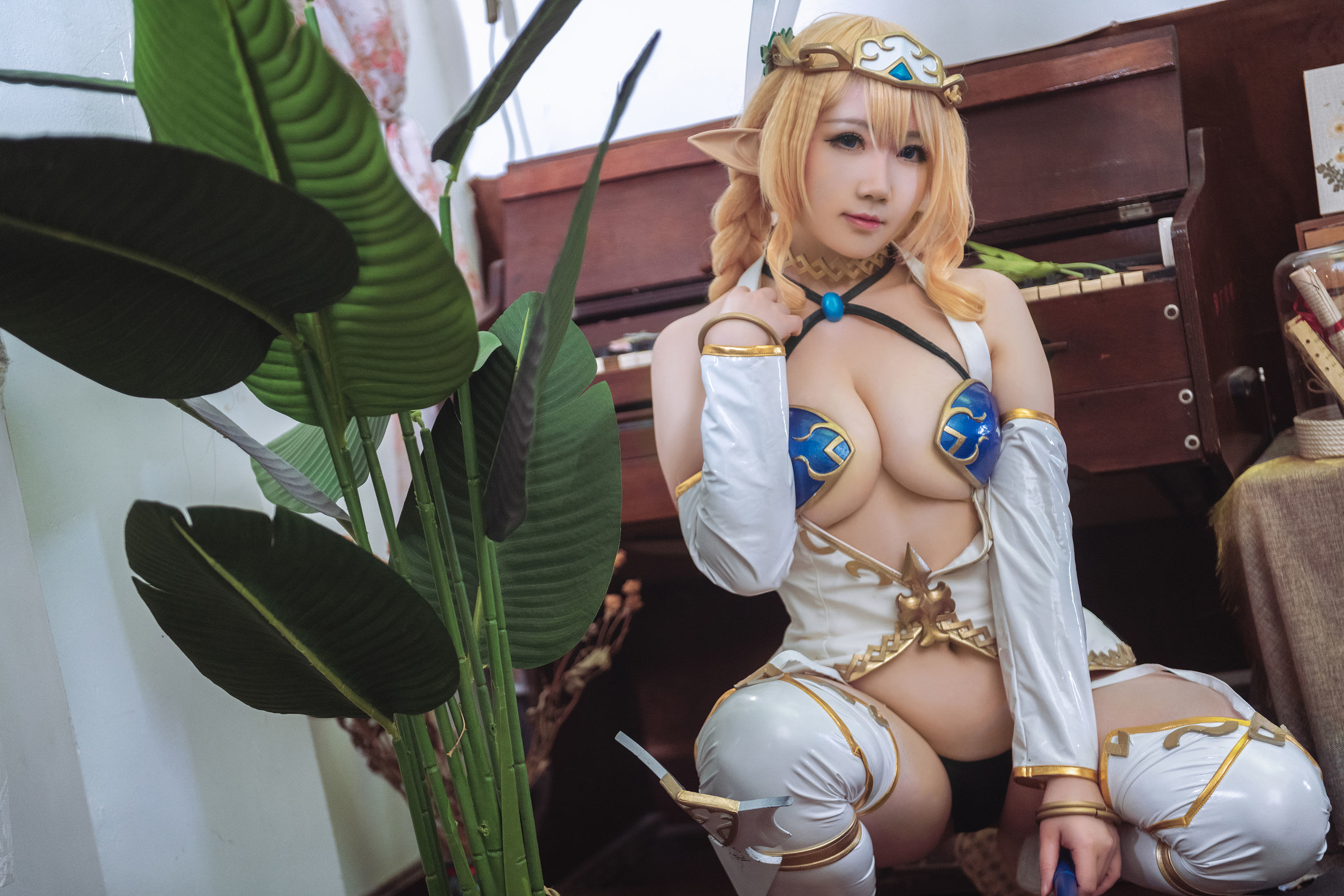 [福利COS] 微肉感萌妹是本末末 - 精灵村第8张