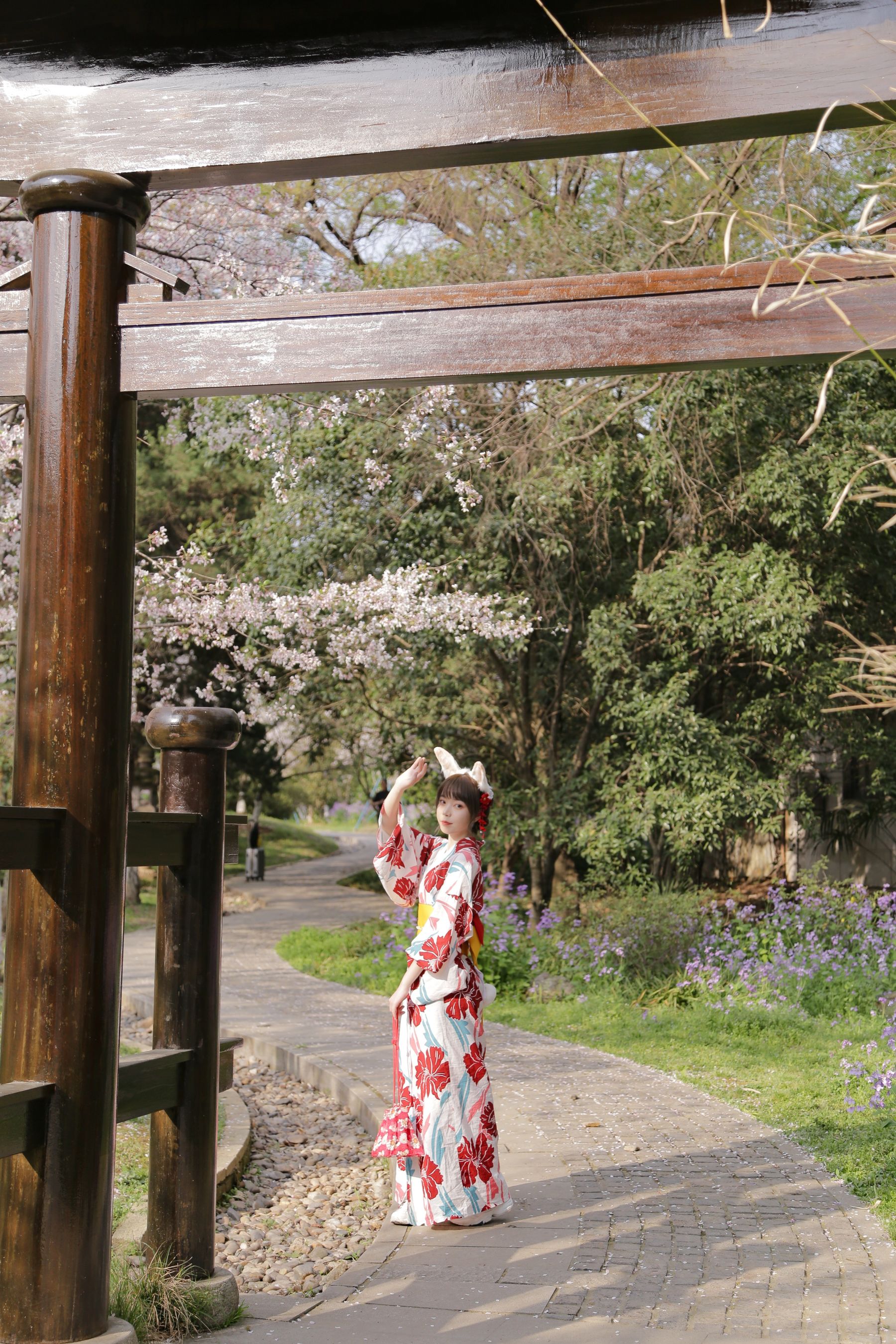 [福利COS] 可爱妹子Fushii_海堂 - 樱花兔兔第5张