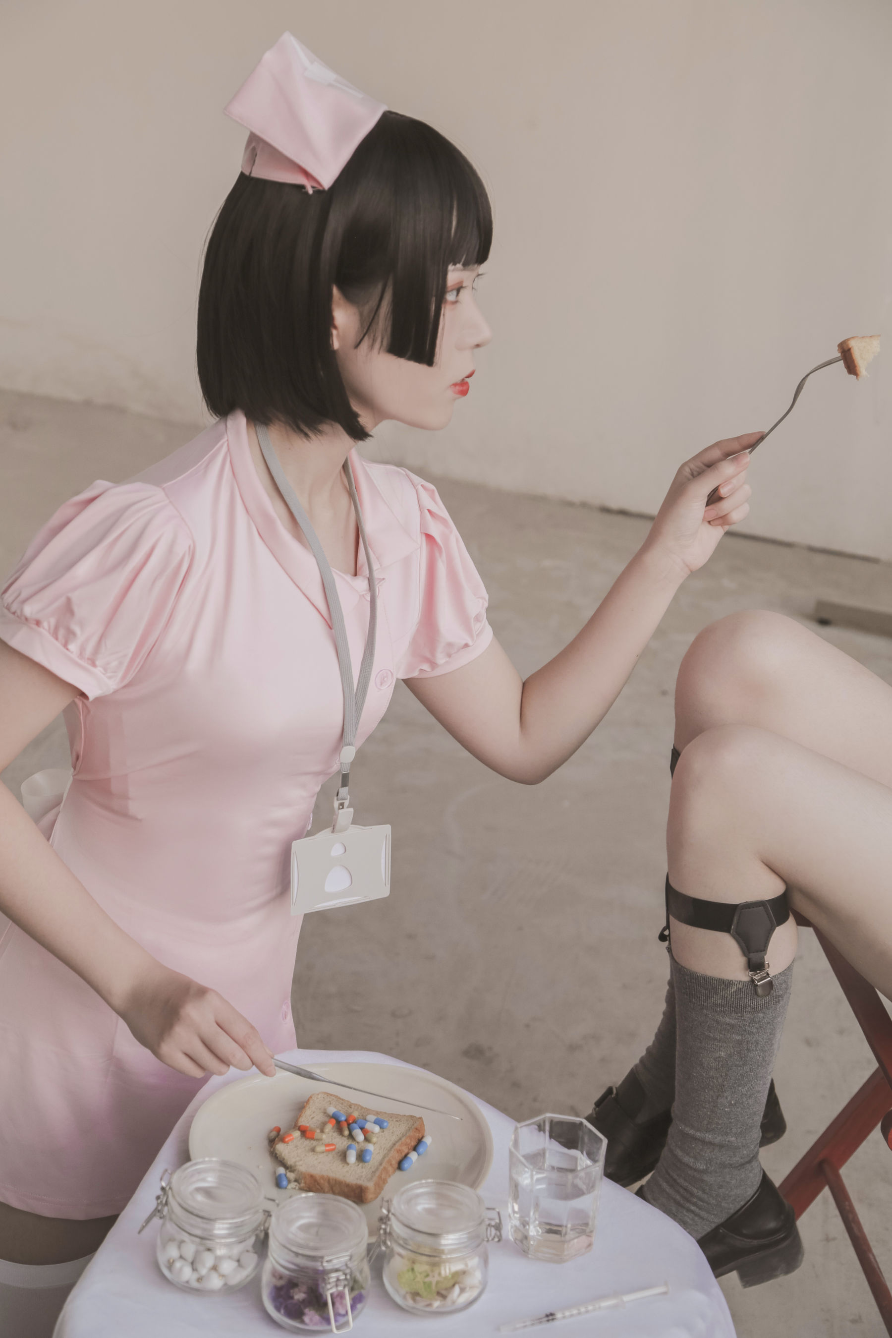 [福利COS] 可爱妹子Fushii_海堂 - 护士第13张