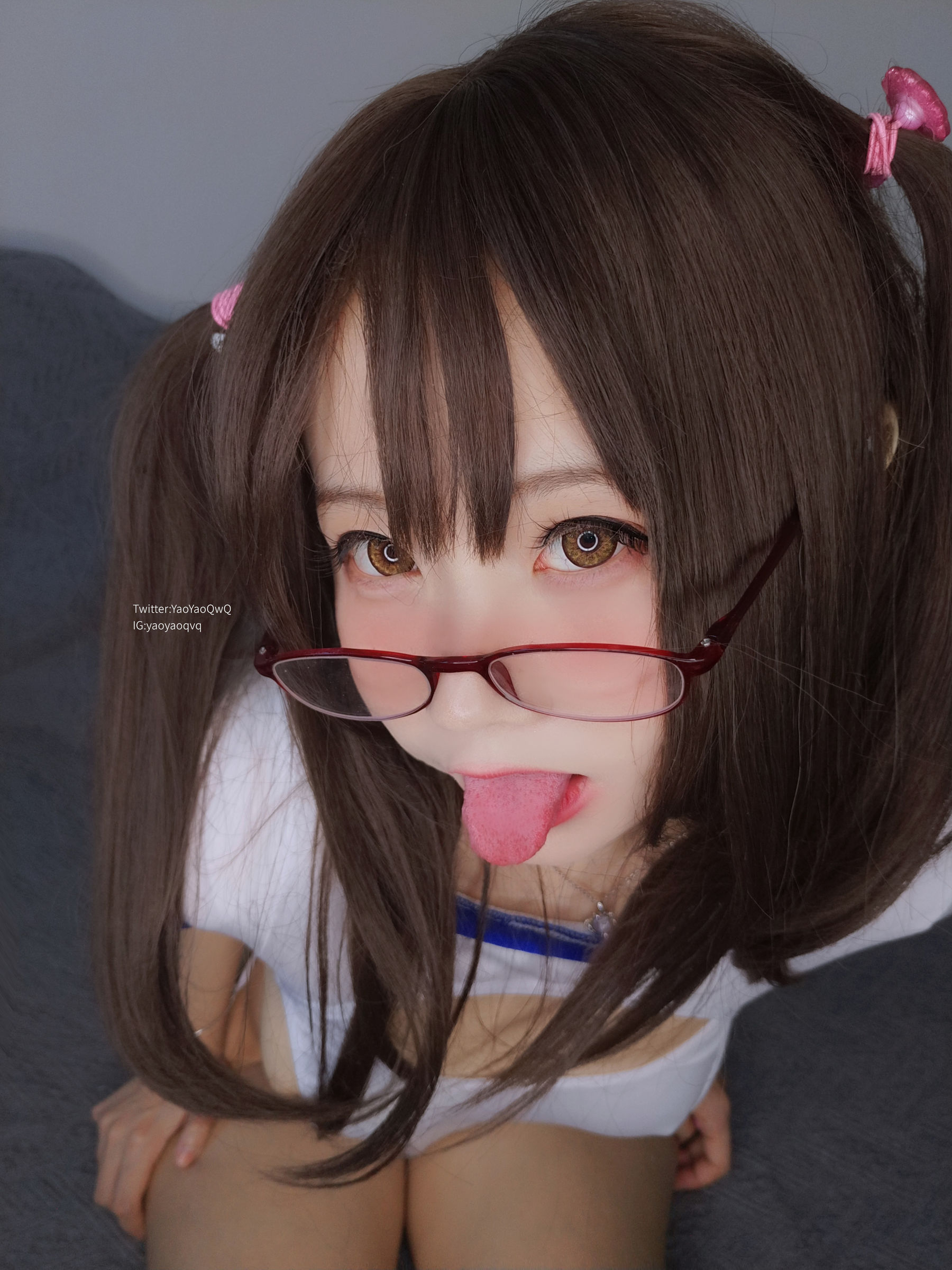 [福利COS] 萌妹子Coser摇摇乐yoyo - 白丝死库水第23张