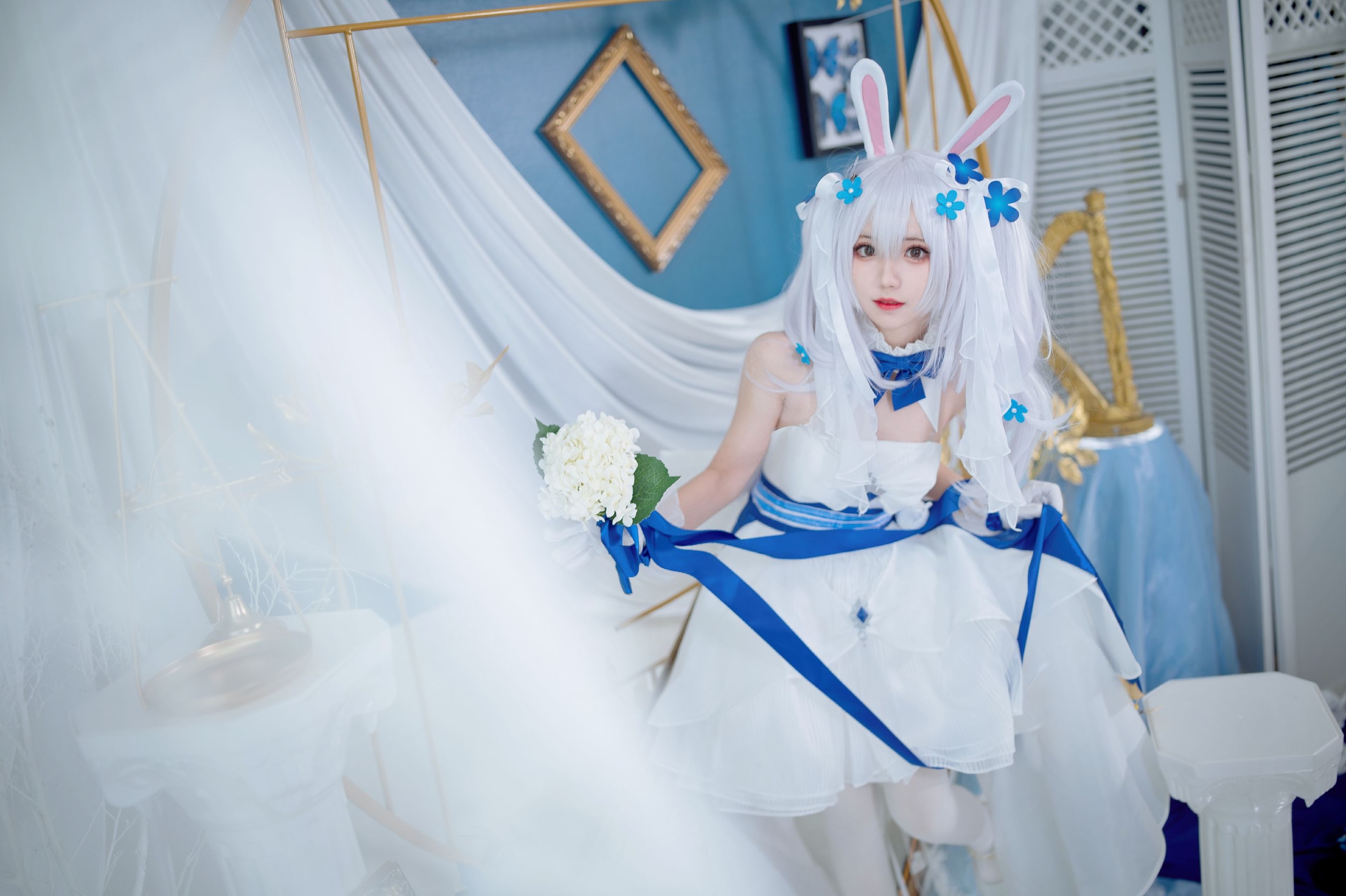 [福利COS] 花柒Hana - 拉菲花嫁第8张