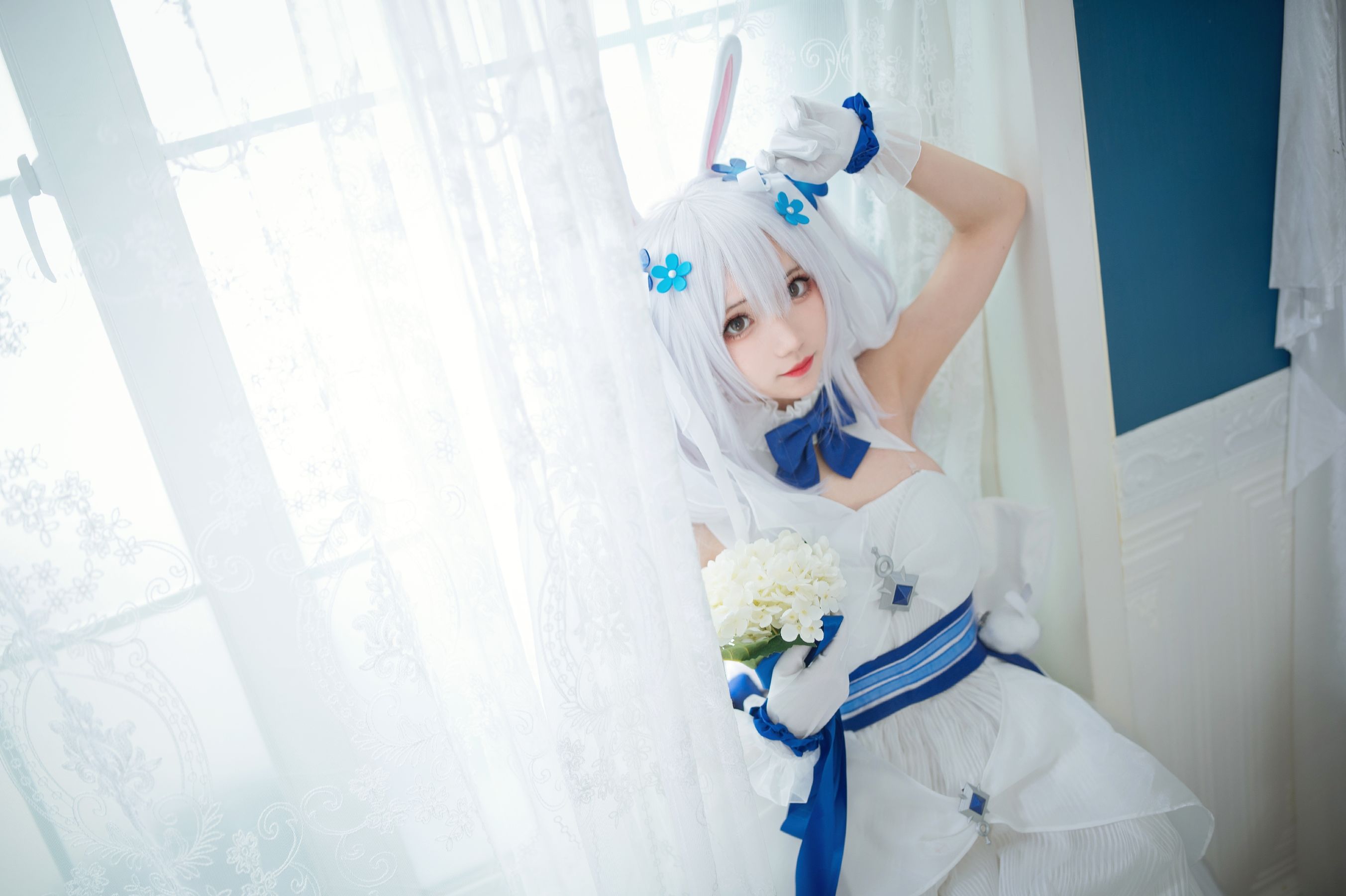 [福利COS] 花柒Hana - 拉菲花嫁第10张