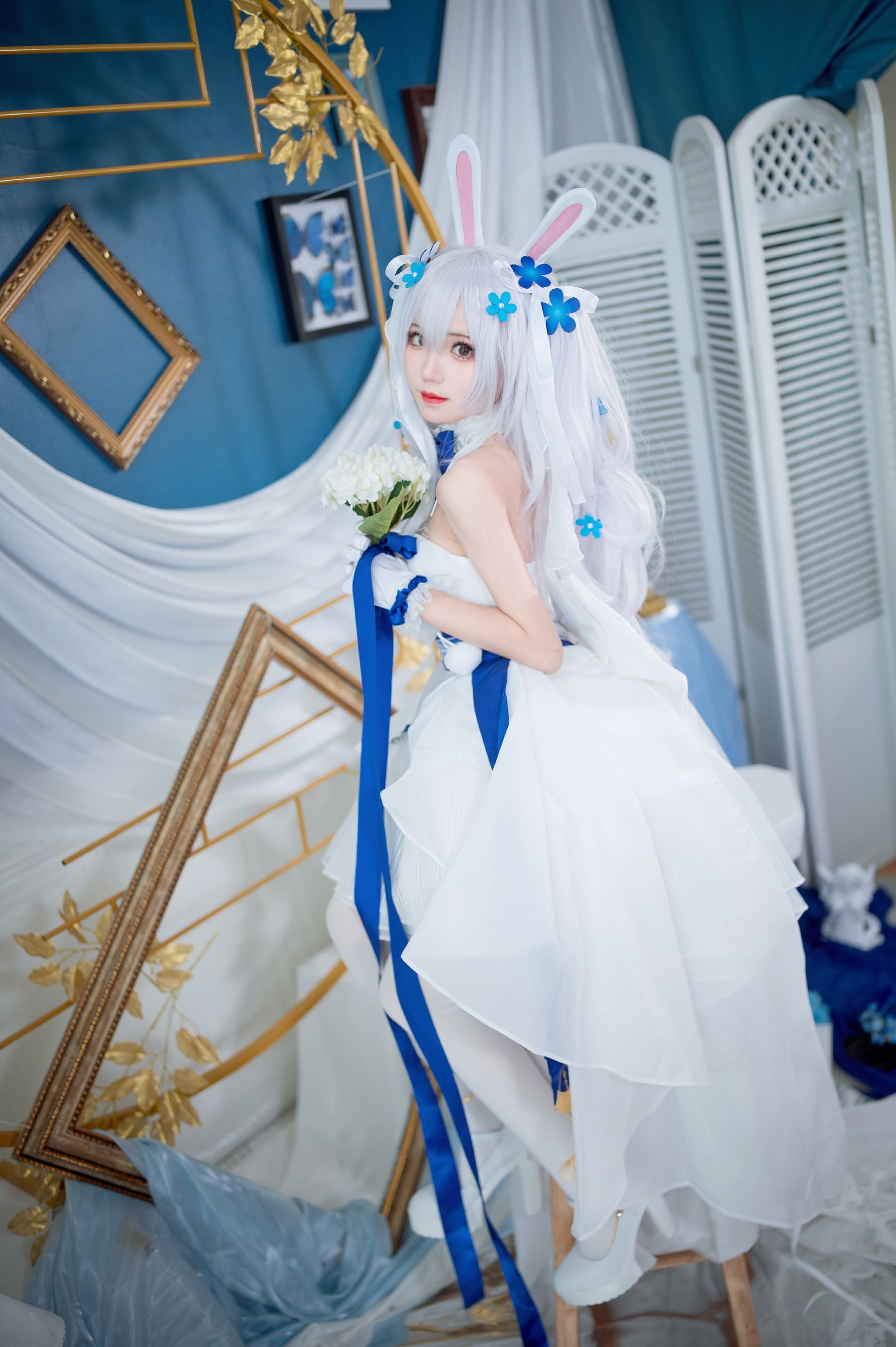 [福利COS] 花柒Hana - 拉菲花嫁第9张