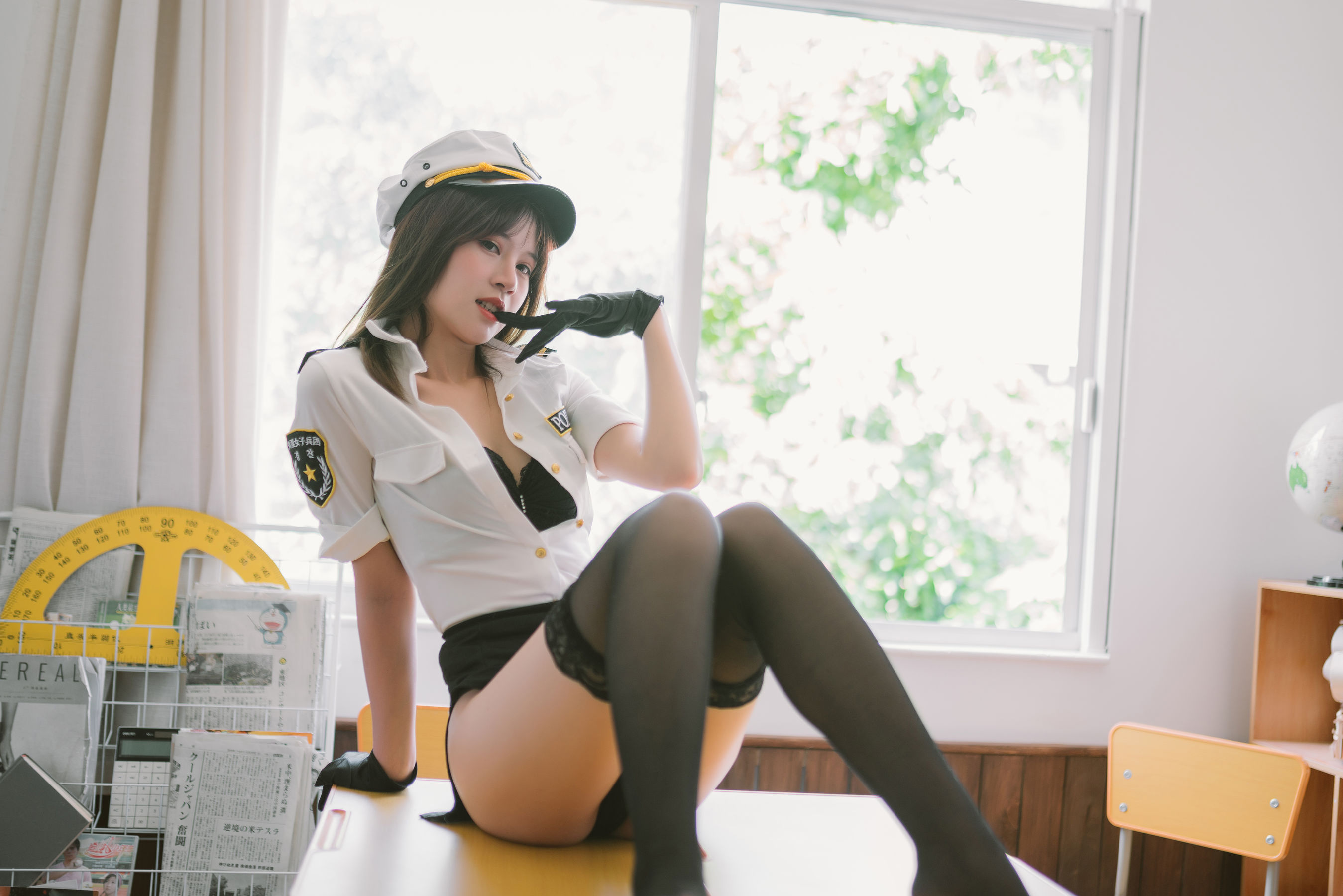 [福利COS] 星黛鹿鹿(千反田鹿鹿) - 日常女警第3张