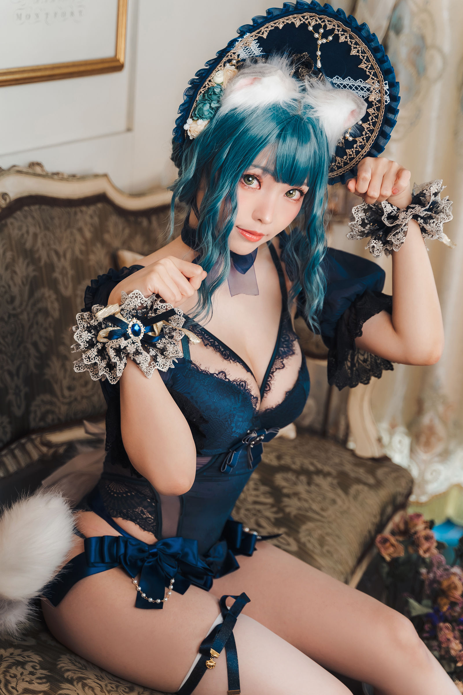 [福利COS] Ely_eee(ElyEE子) - Scottish Fold Cat Doll 摺耳貓少女人形第18张