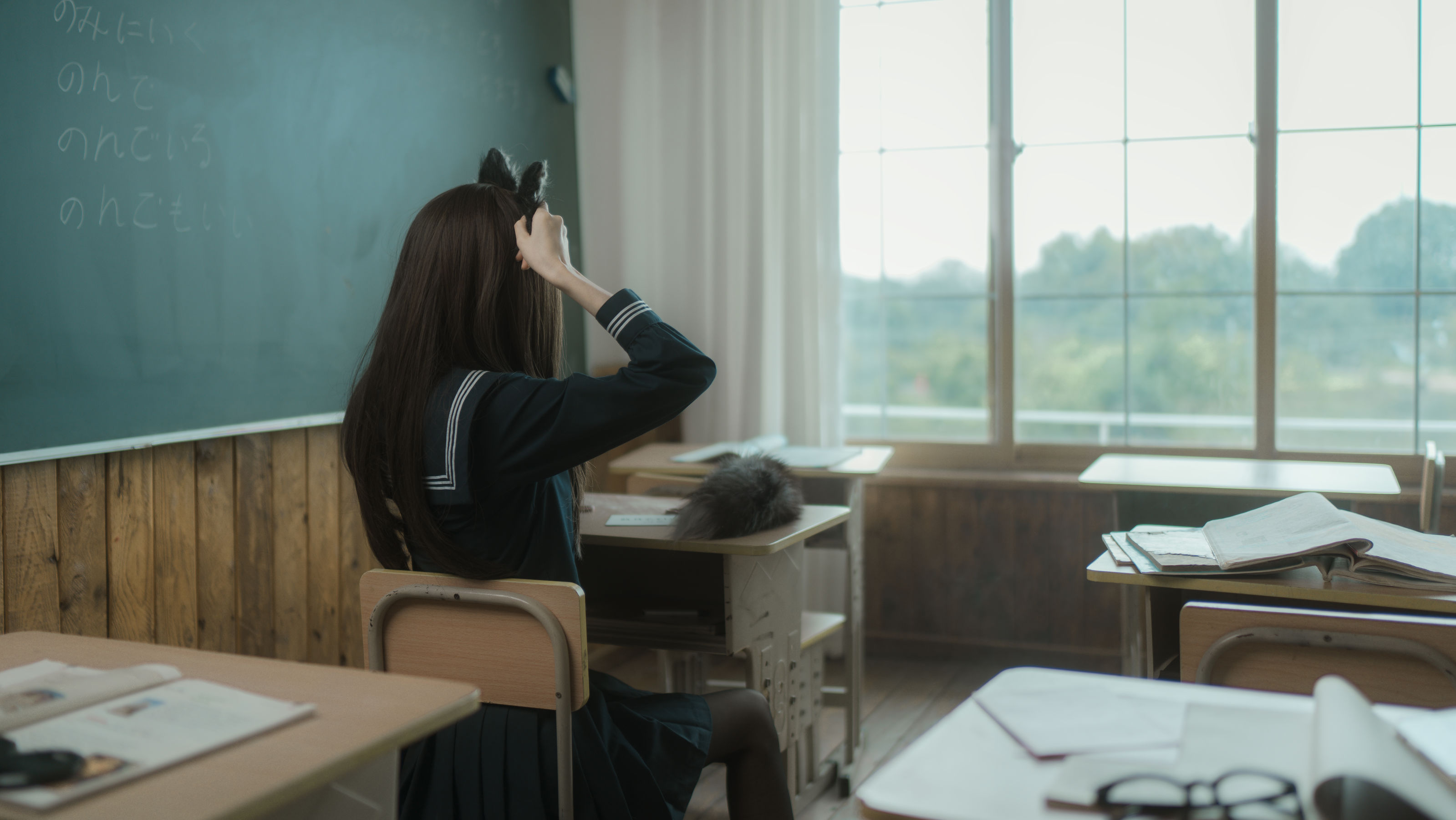 [福利COS] 西园寺南歌写真 - 与班长的游戏第38张