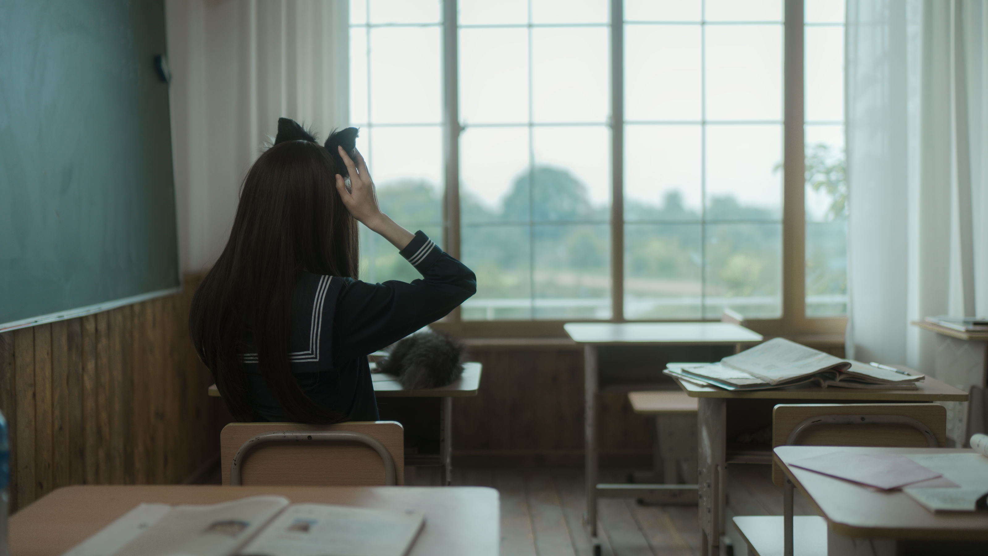 [福利COS] 西园寺南歌写真 - 与班长的游戏第38张