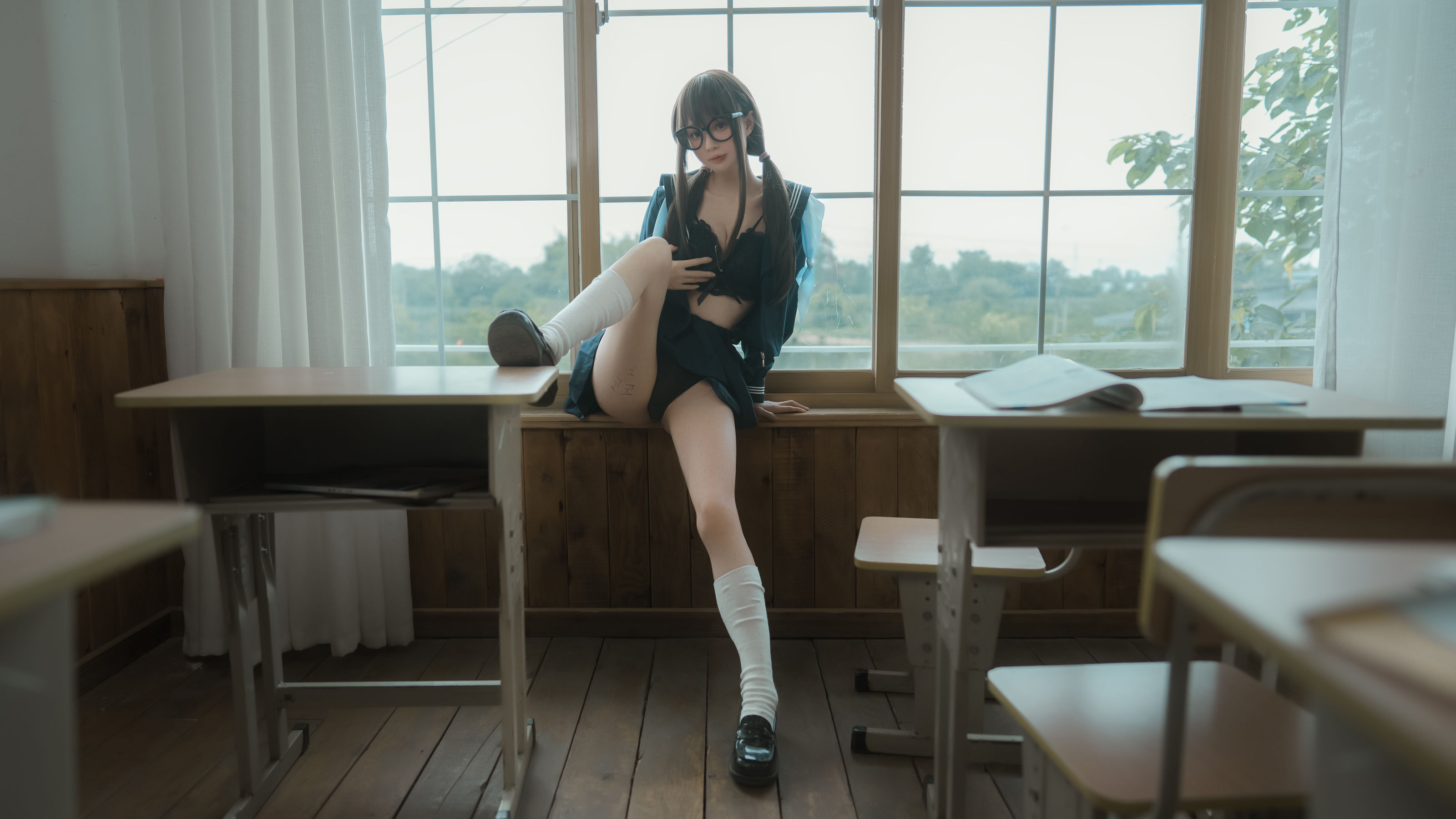 [福利COS] 西园寺南歌写真 - 与班长的游戏第5张