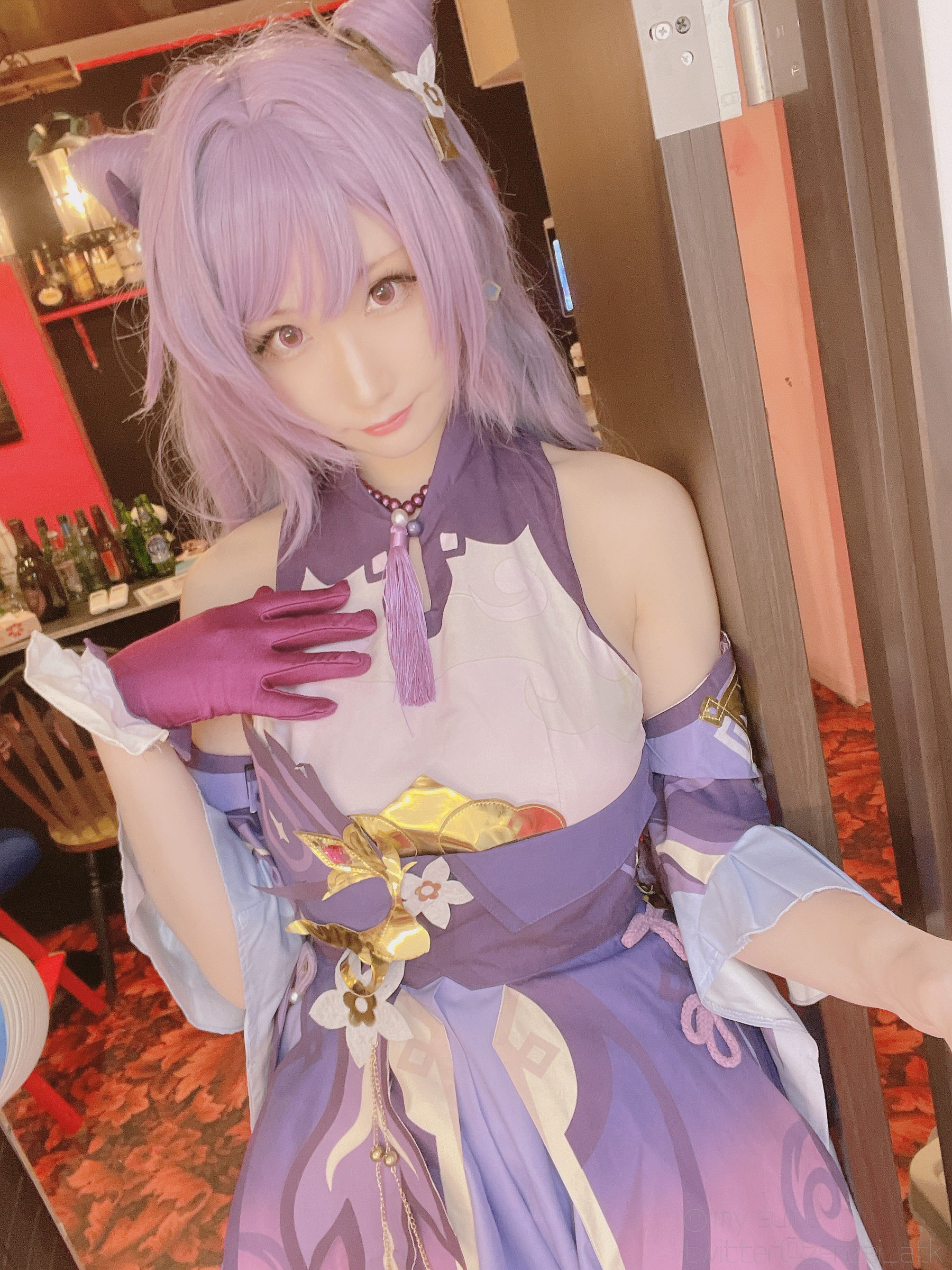 [福利COS] (Cosplay)[my suite] Atsuki あつき - Keqing 刻晴 (Genshin Impact)第16张